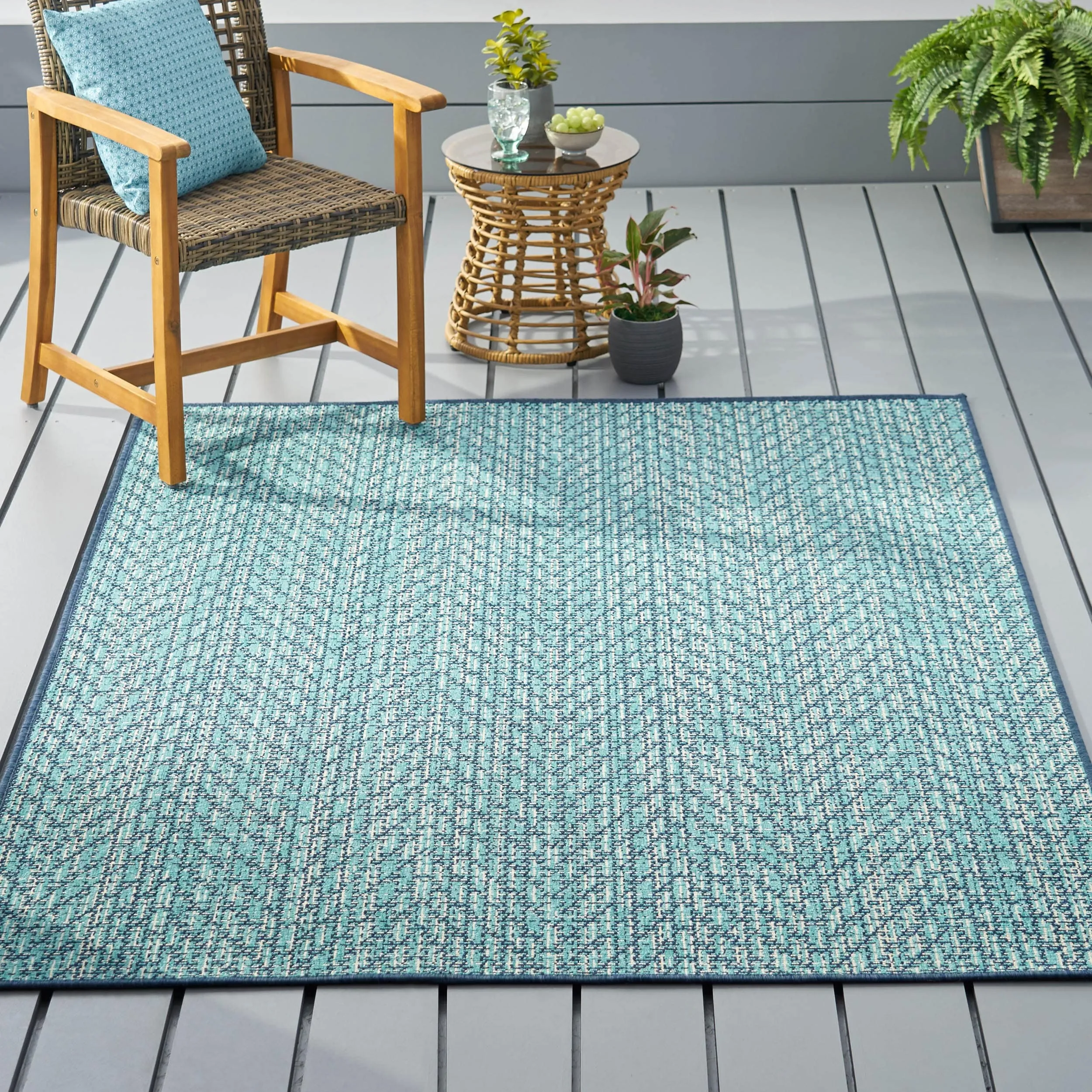 Boggio Indoor and Outdoor Area Rug by Christopher Knight Home