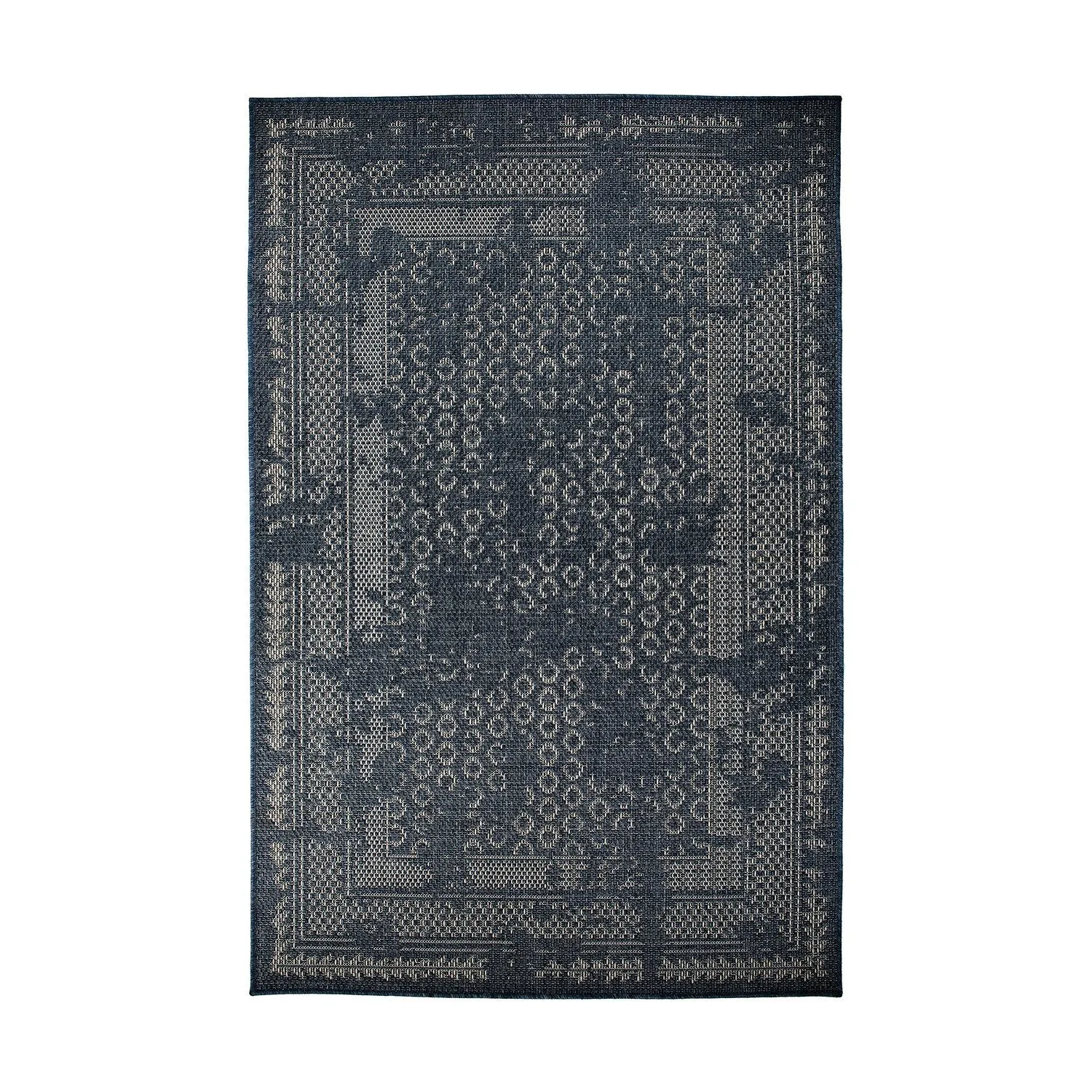 Bohemian Border Indoor/Outdoor Area Rug