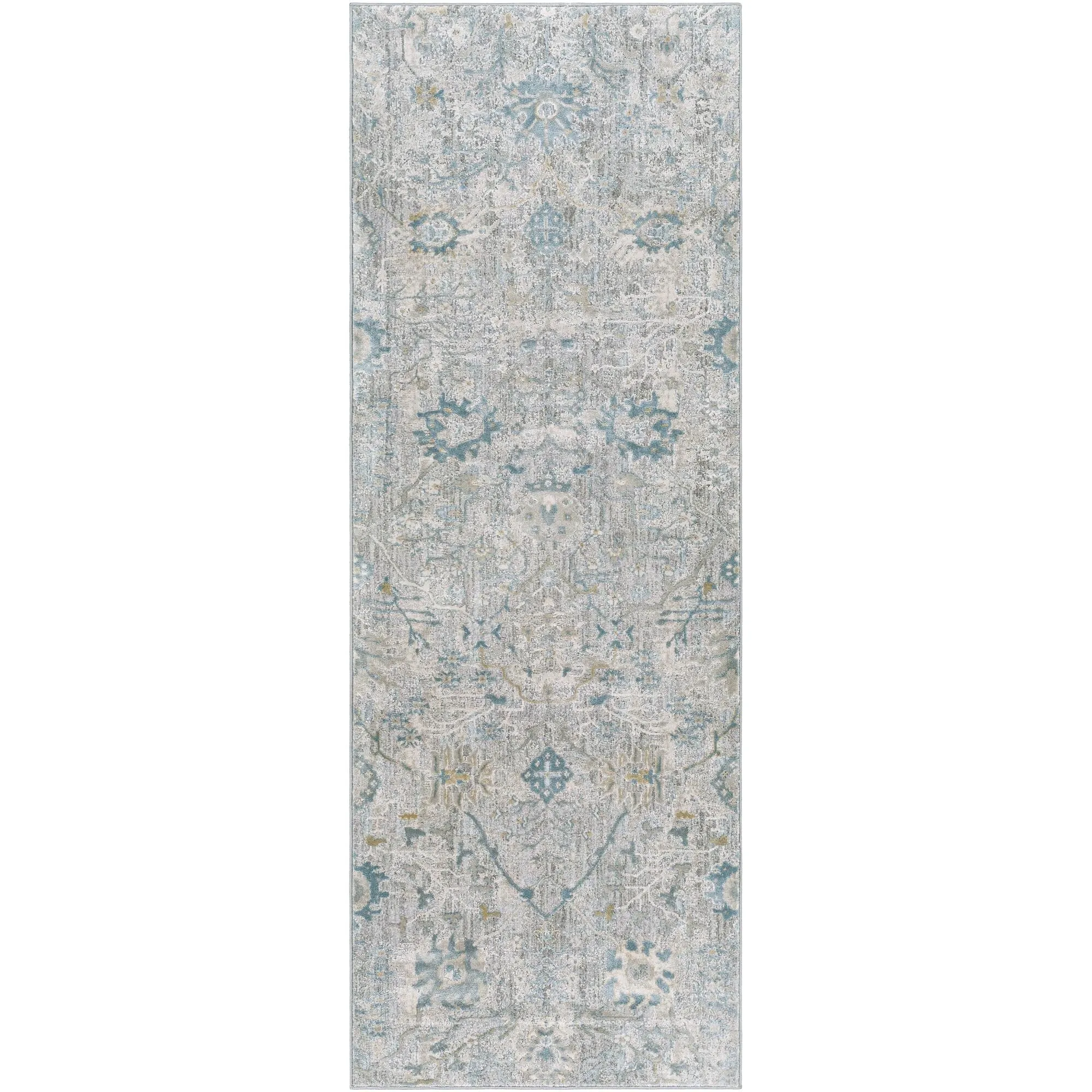 Brain Transitional Floral Area Rug