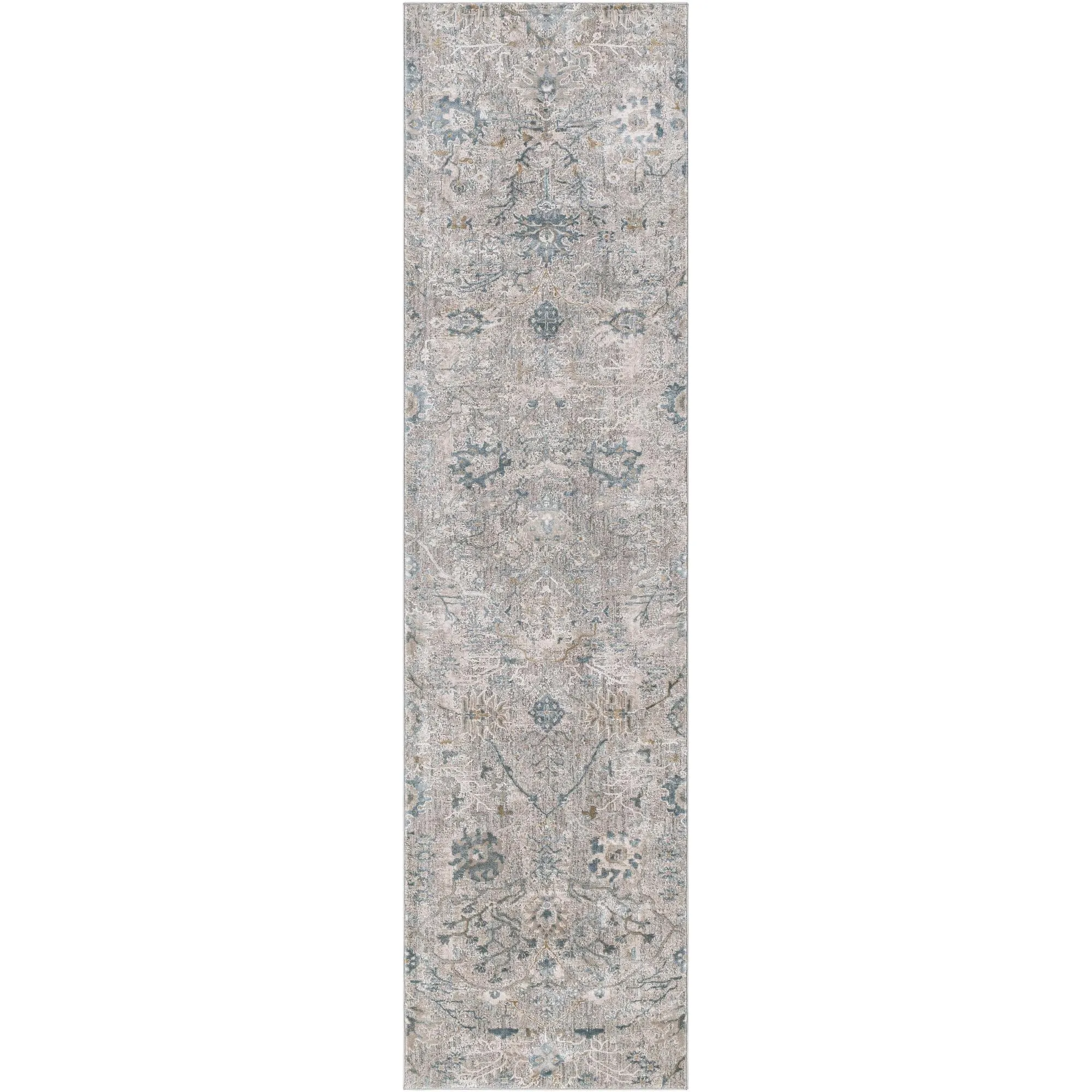 Brain Transitional Floral Area Rug