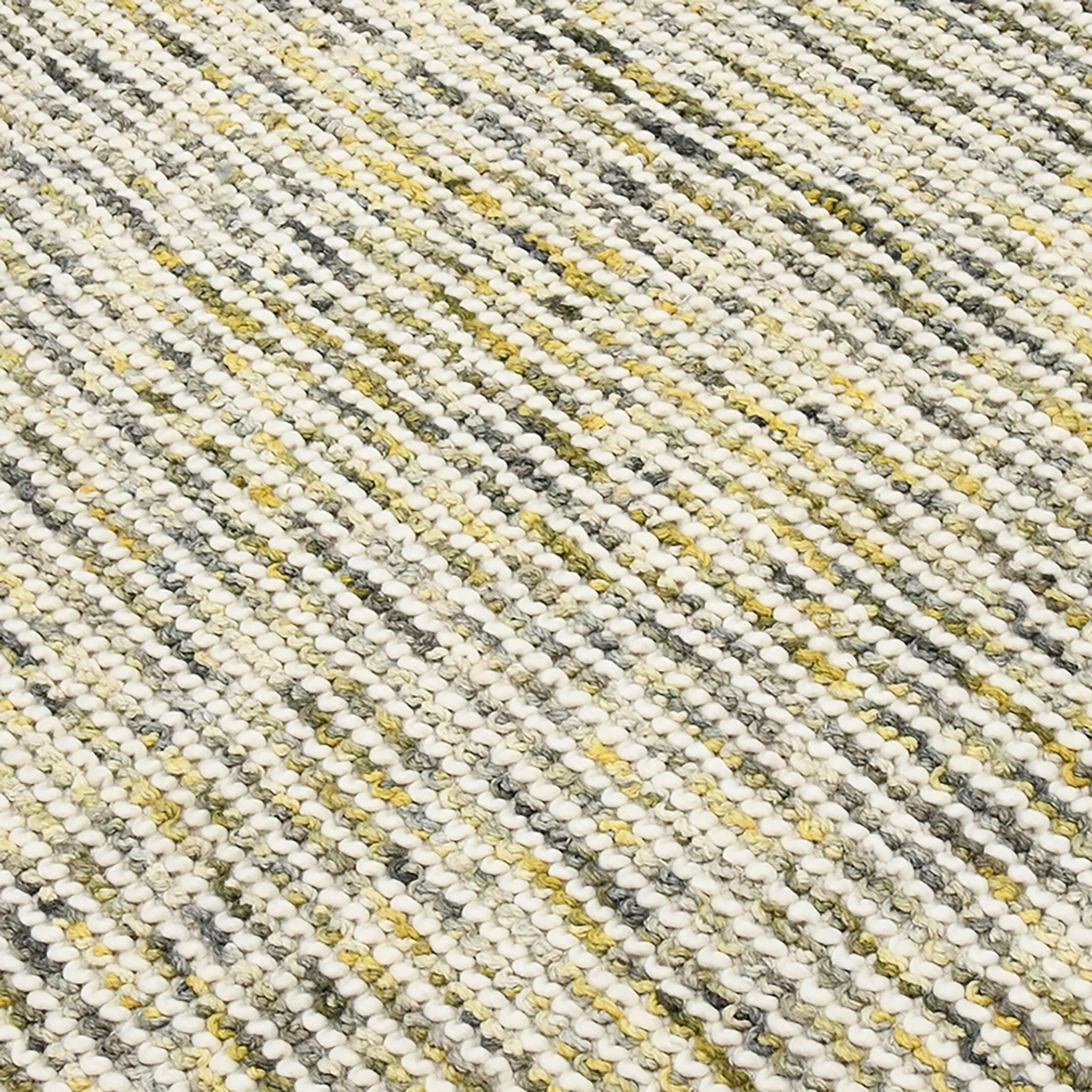 Cableknit Casual Hand-Woven Wool and Cotton Area Rug