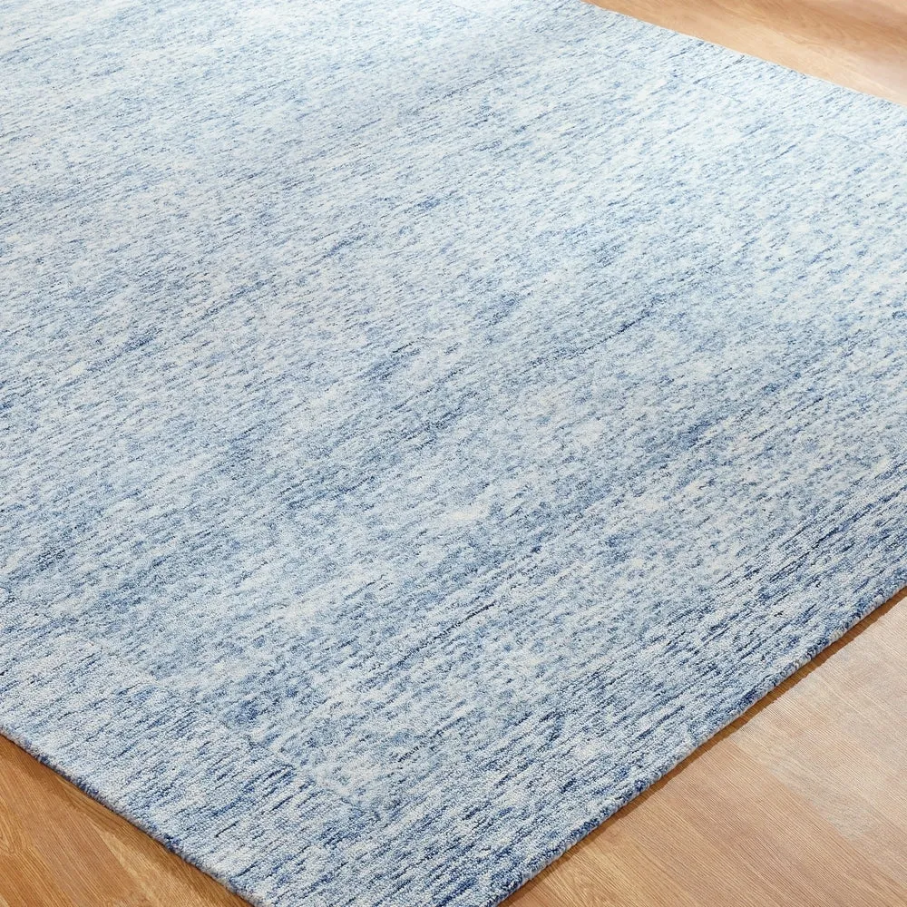 Capri Tweed Blue Area Rug