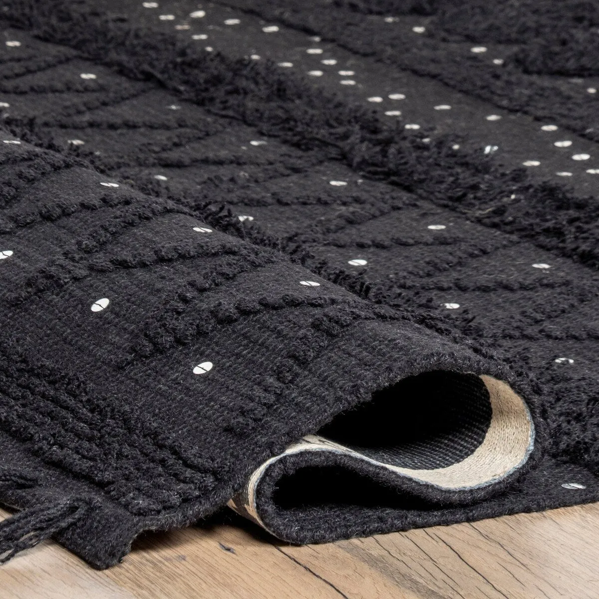 Chandy Textured Wool Area Rug
