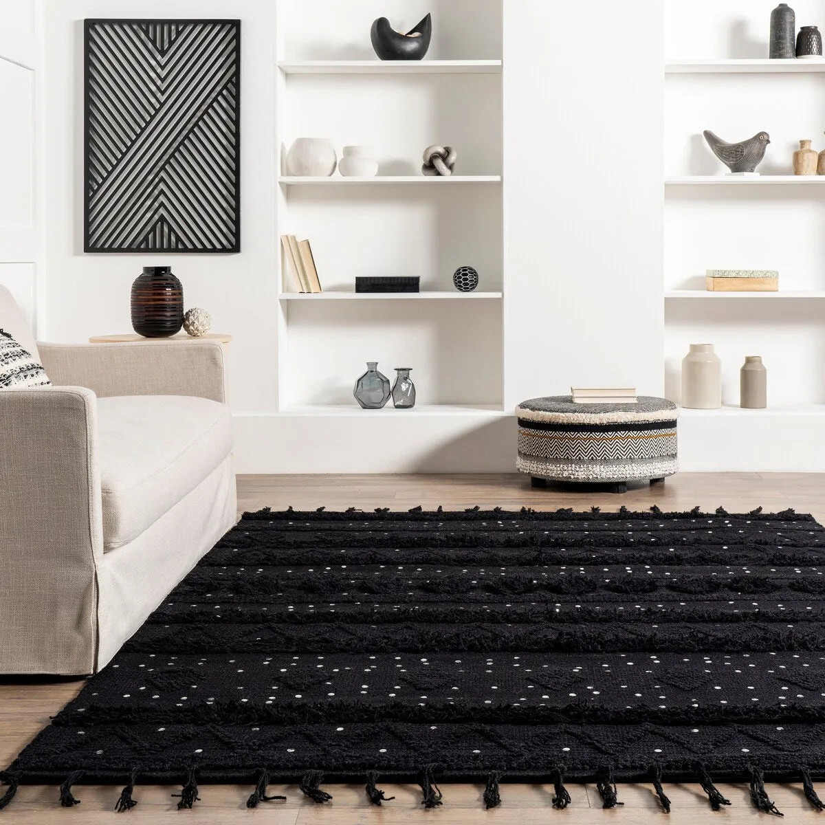 Chandy Textured Wool Area Rug