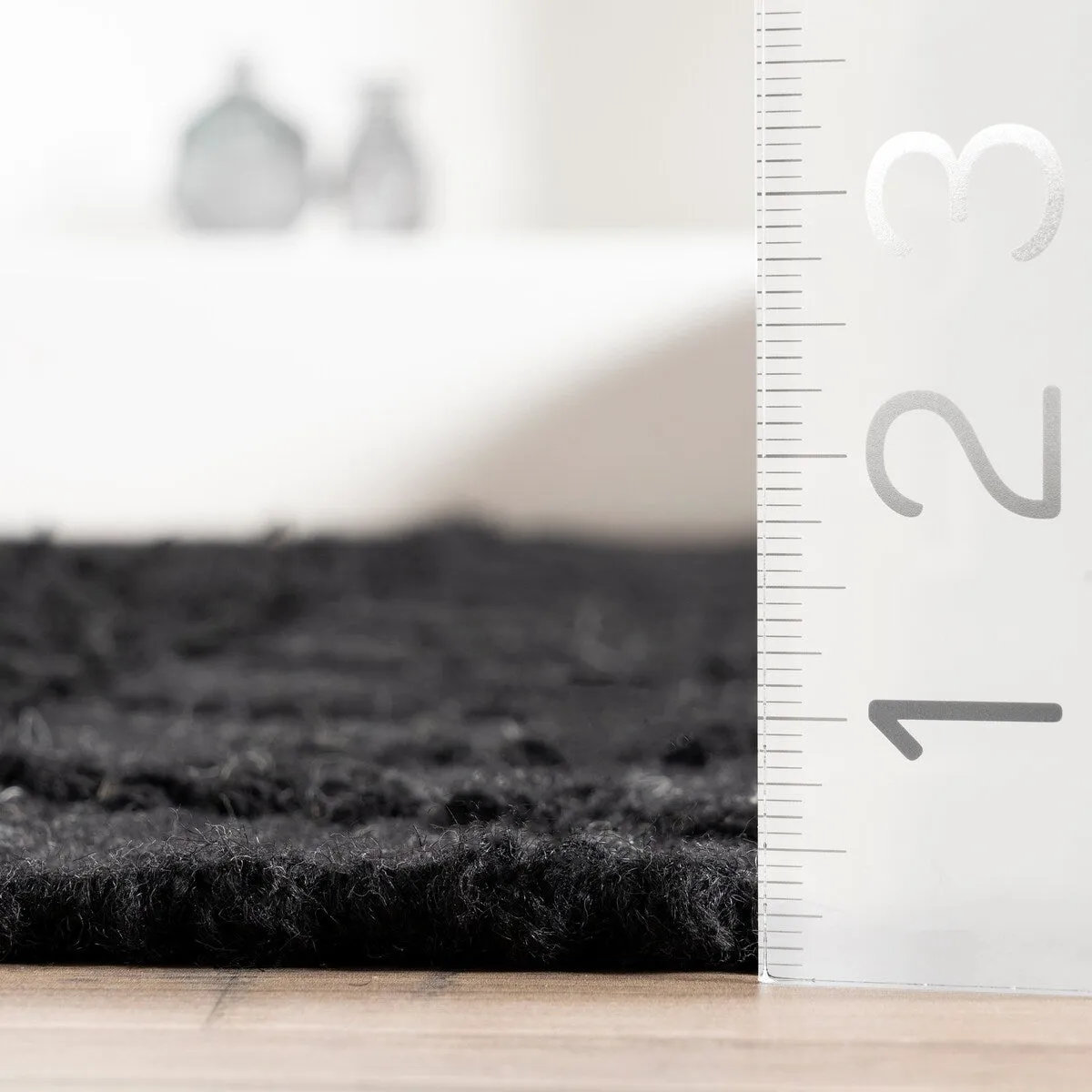 Chandy Textured Wool Area Rug