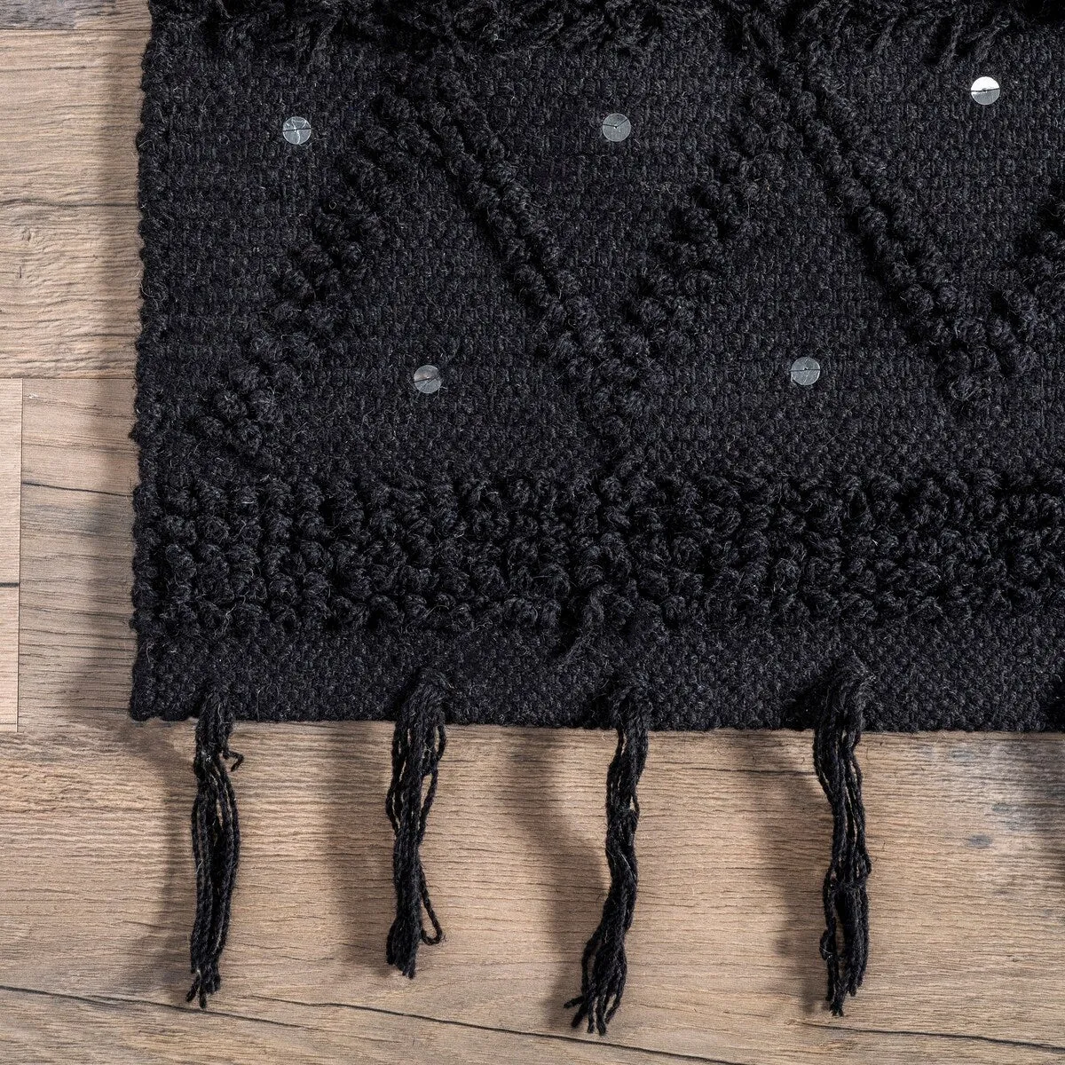 Chandy Textured Wool Area Rug