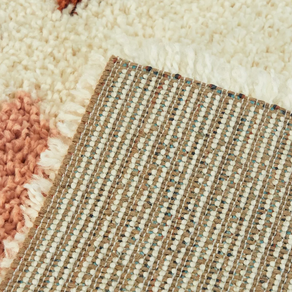 Chase Contemporary Stripe Shag Area Rug