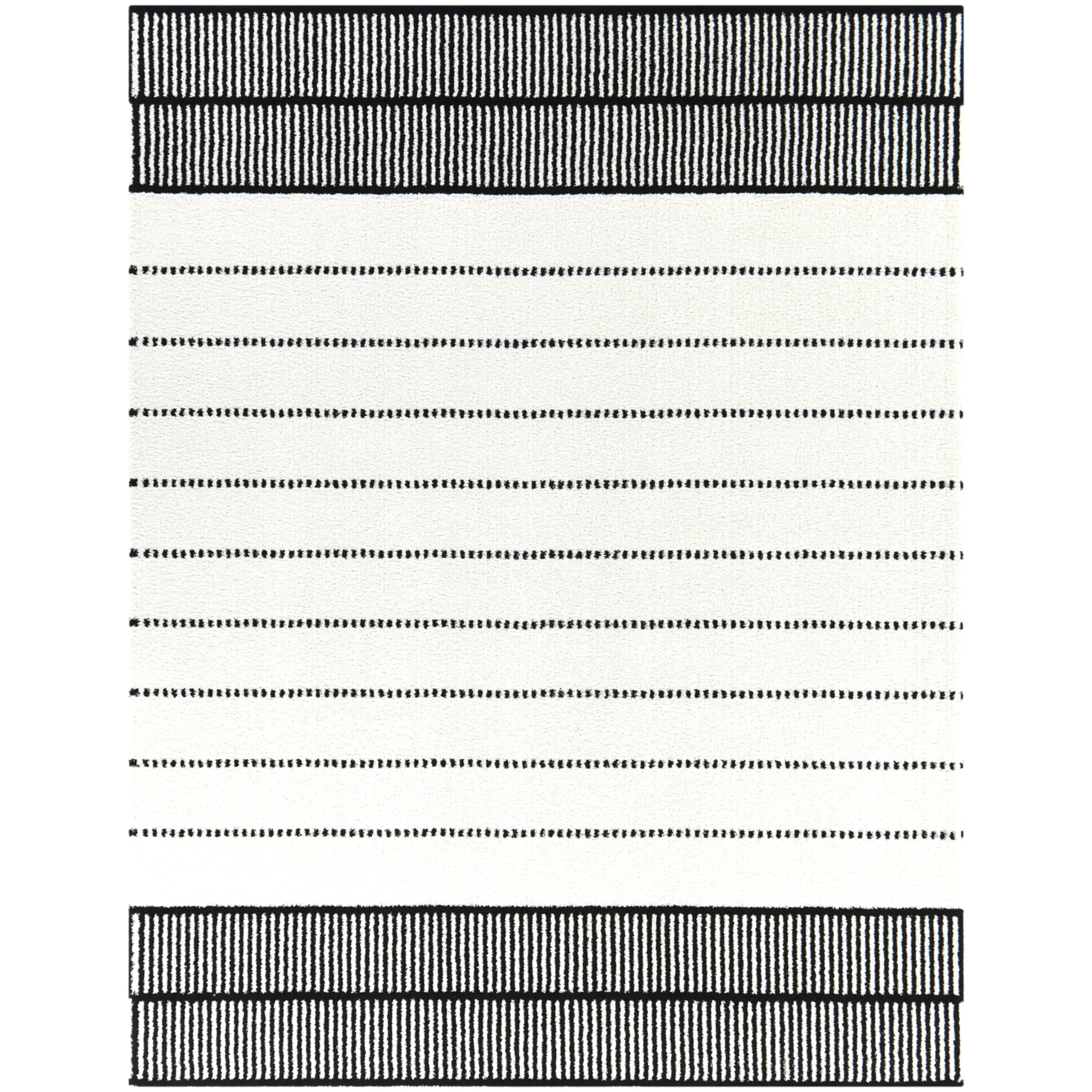Claudel Modern Striped Area Rug