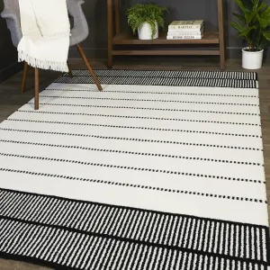Claudel Modern Striped Area Rug