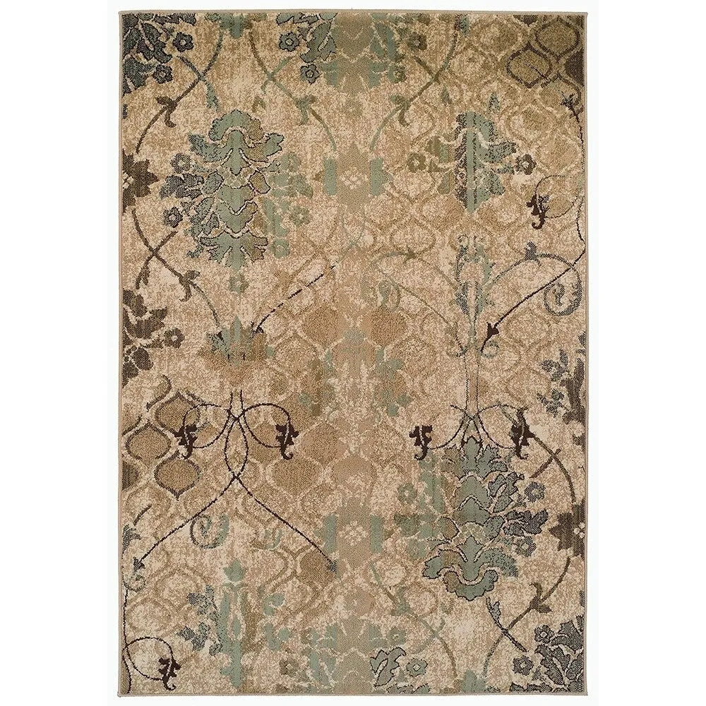 Copper Grove Pyhajarvi Floral Area Rug