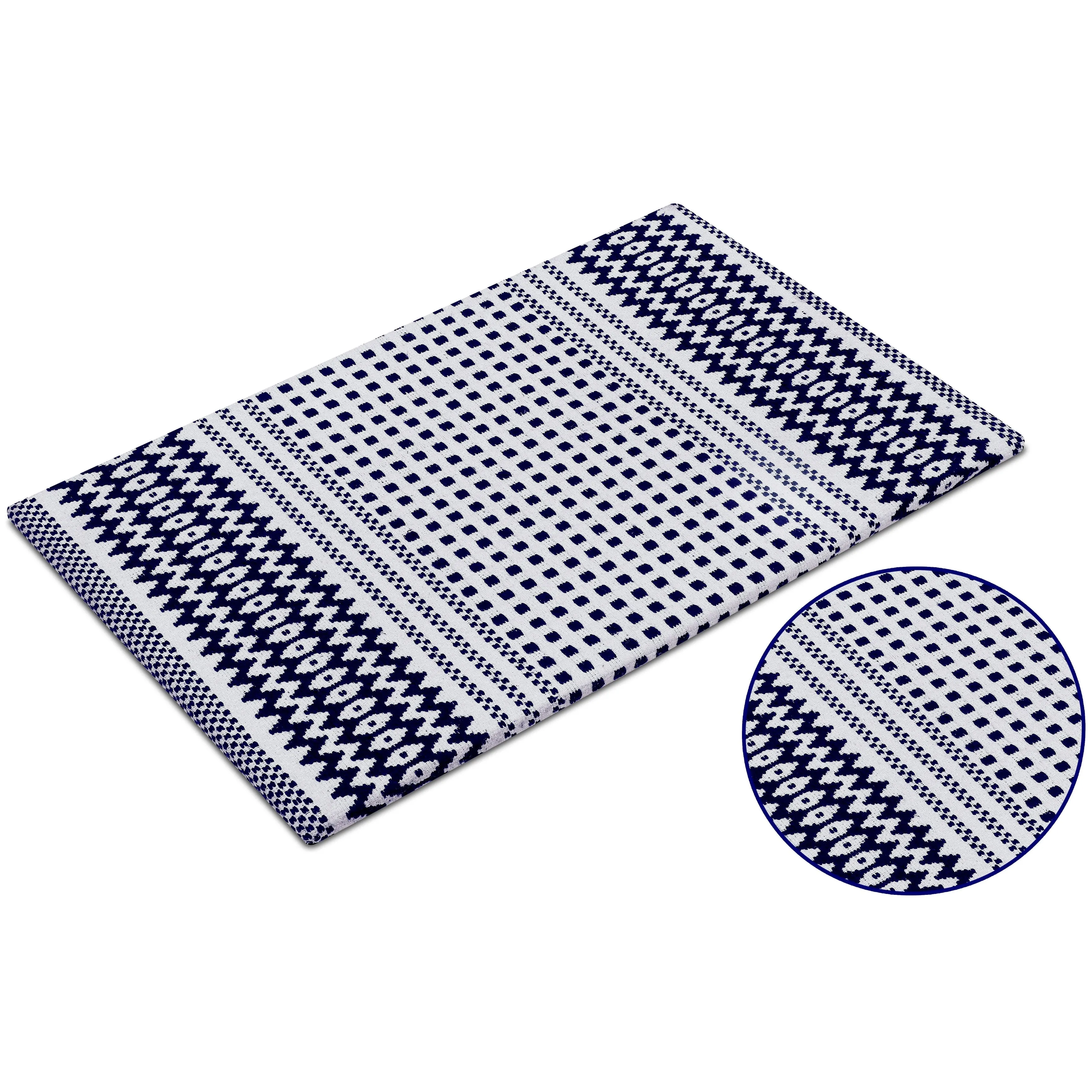 Cotton Kitchen Mat Cushioned Anti-Fatigue Rug. Non-Slip Mats Comfort Foam Rug for Kitchen. Office. Sink. Laundry - 18''x30''