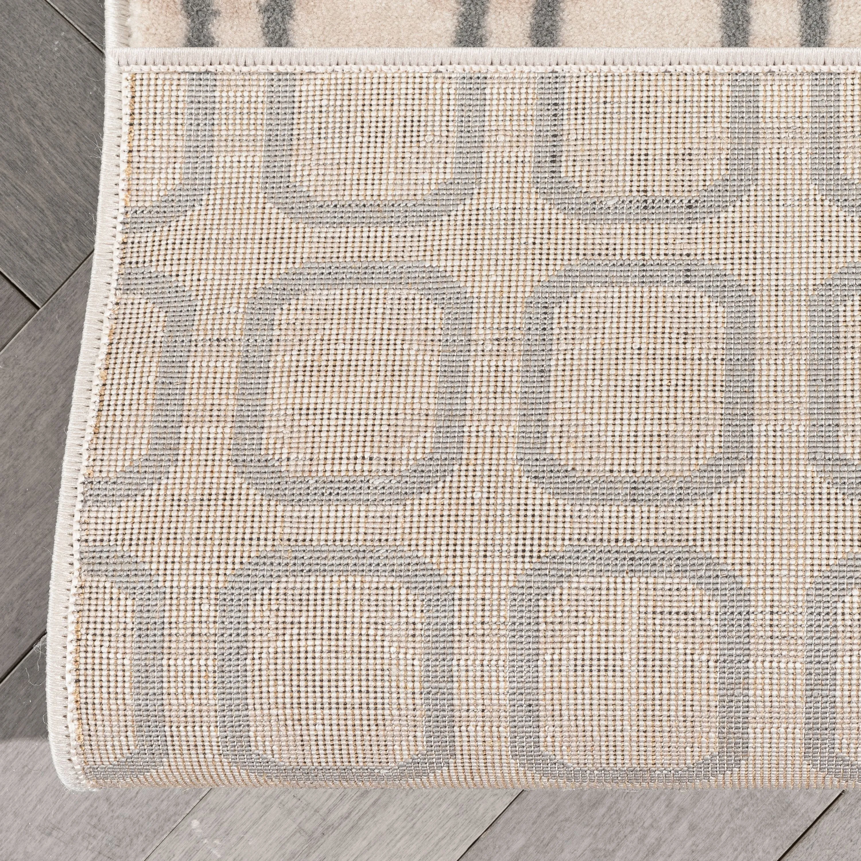 Custom Size Runner Baldwin Carter Glam Modern Geometric Stair Rug