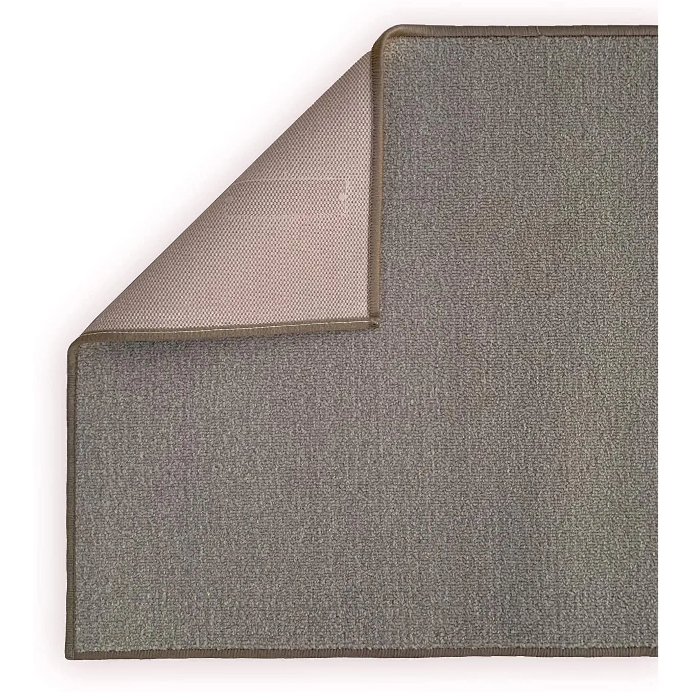 Custom Size Solid Design 31 Inch Wide Non-Slip Stair Runner Rug