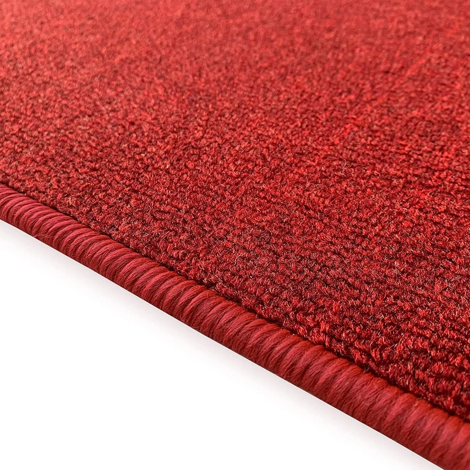 Custom Size Solid Design 31 Inch Wide Non-Slip Stair Runner Rug