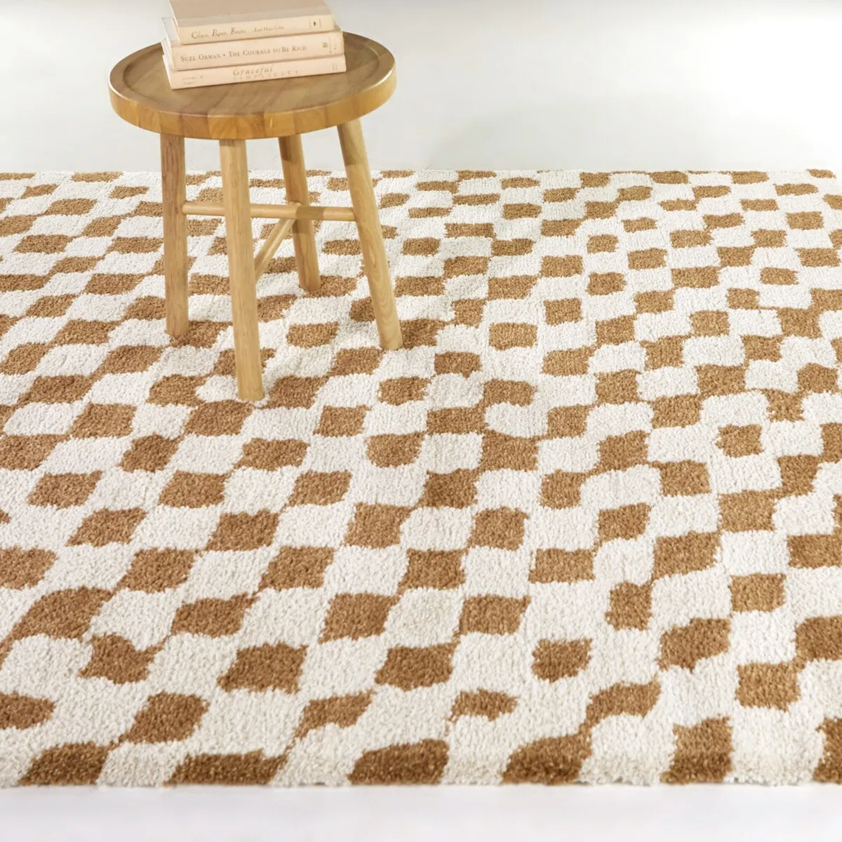 Dietrich Modern Checkered Area Rug