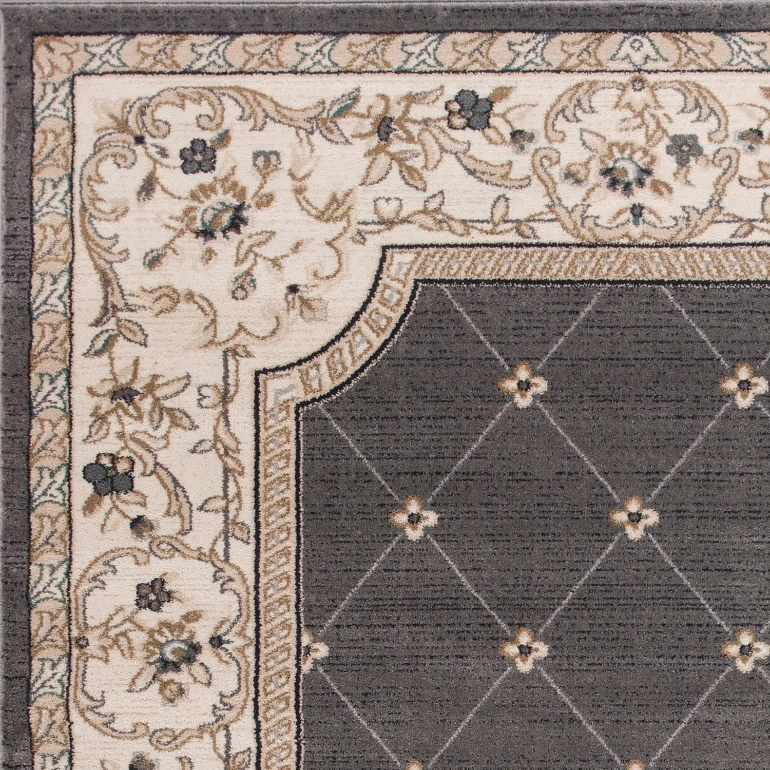 Domani Avon Elegant Victorian Trellis Rug