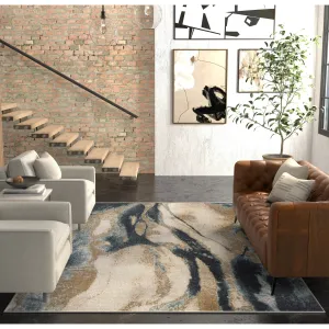 Domani Basics Abstract Marble Rug