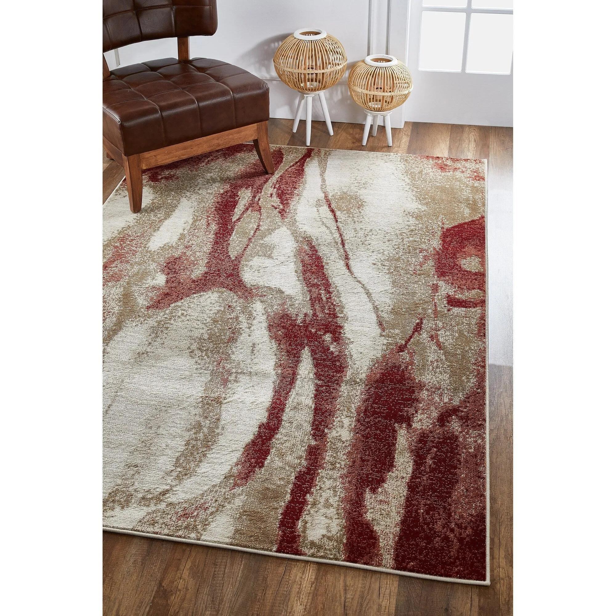 Domani Basics Abstract Marble Rug