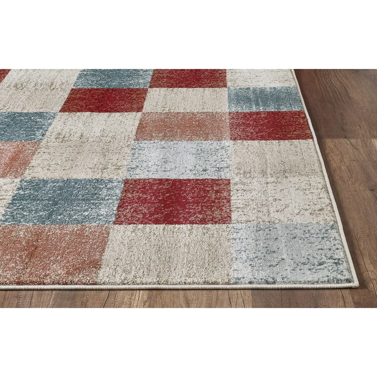 Domani Basics Distressed Colorblock Rug
