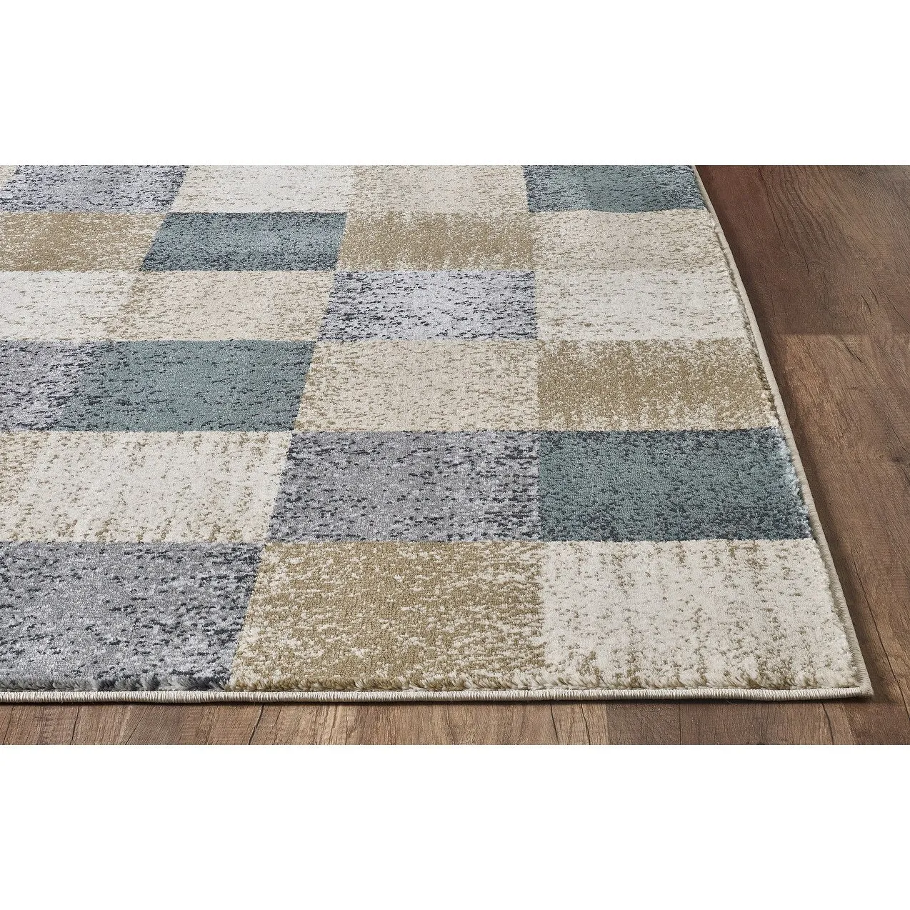 Domani Basics Distressed Colorblock Rug