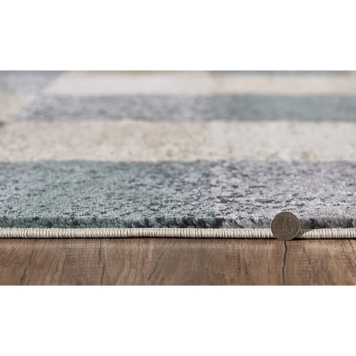 Domani Basics Distressed Colorblock Rug