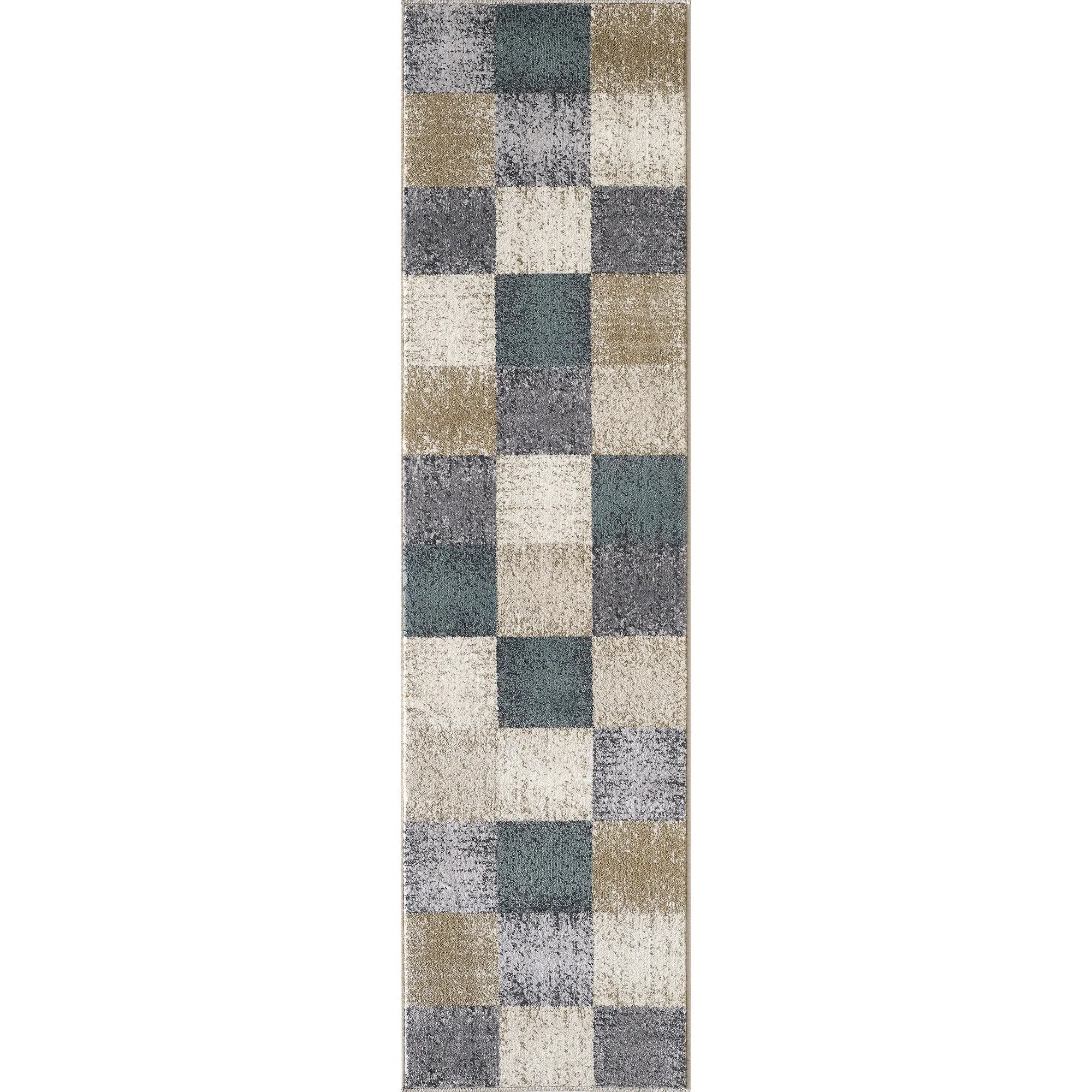 Domani Basics Distressed Colorblock Rug