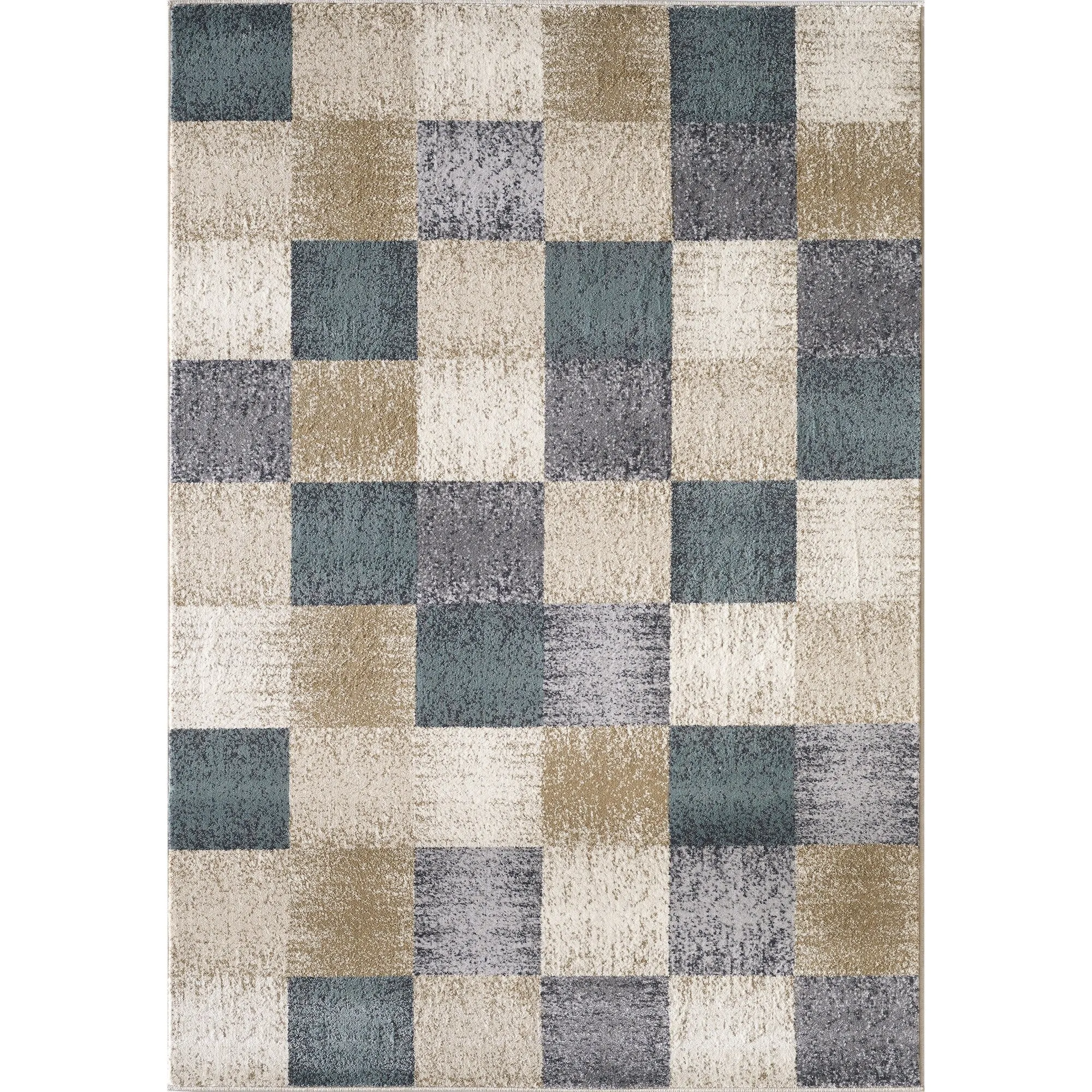 Domani Basics Distressed Colorblock Rug