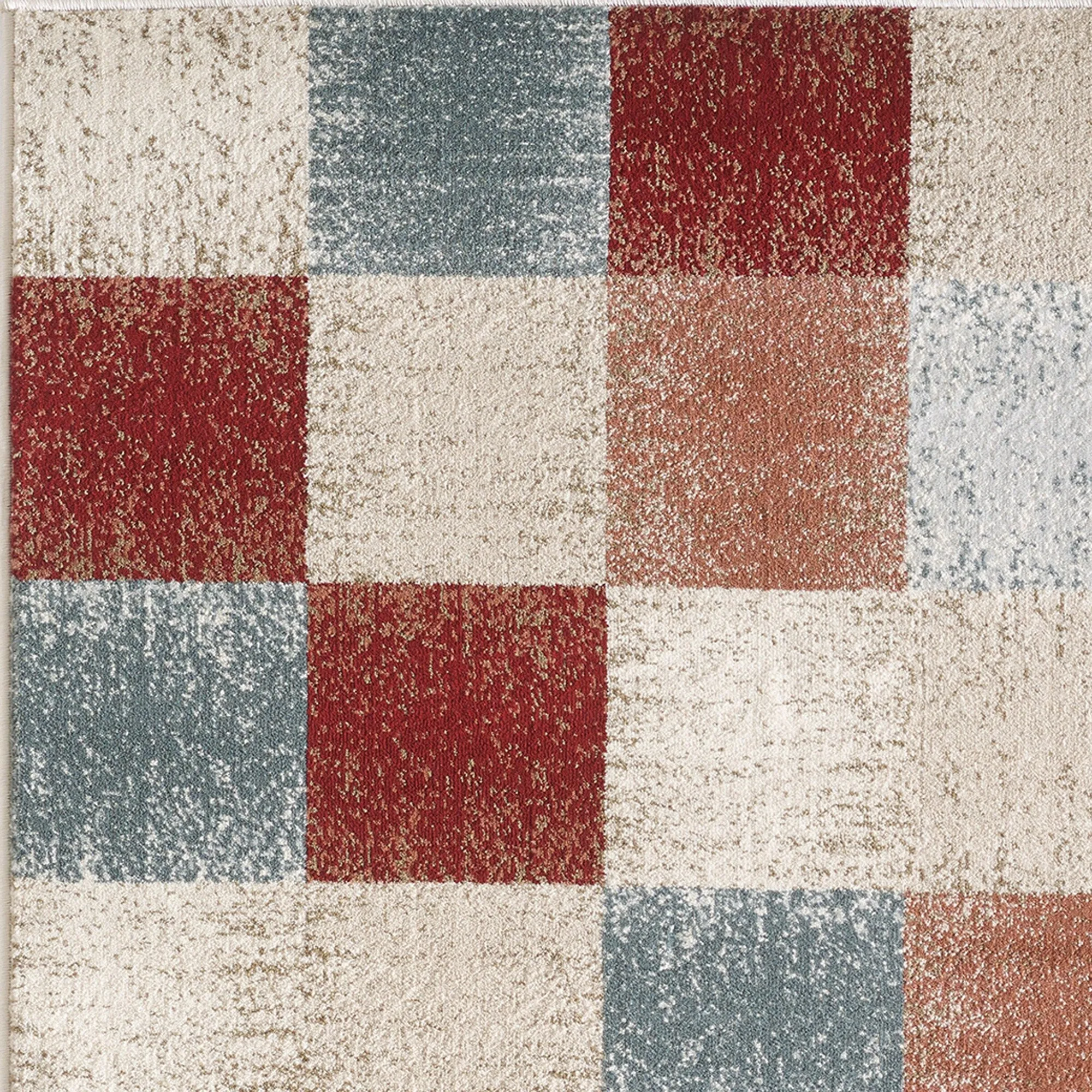 Domani Basics Distressed Colorblock Rug