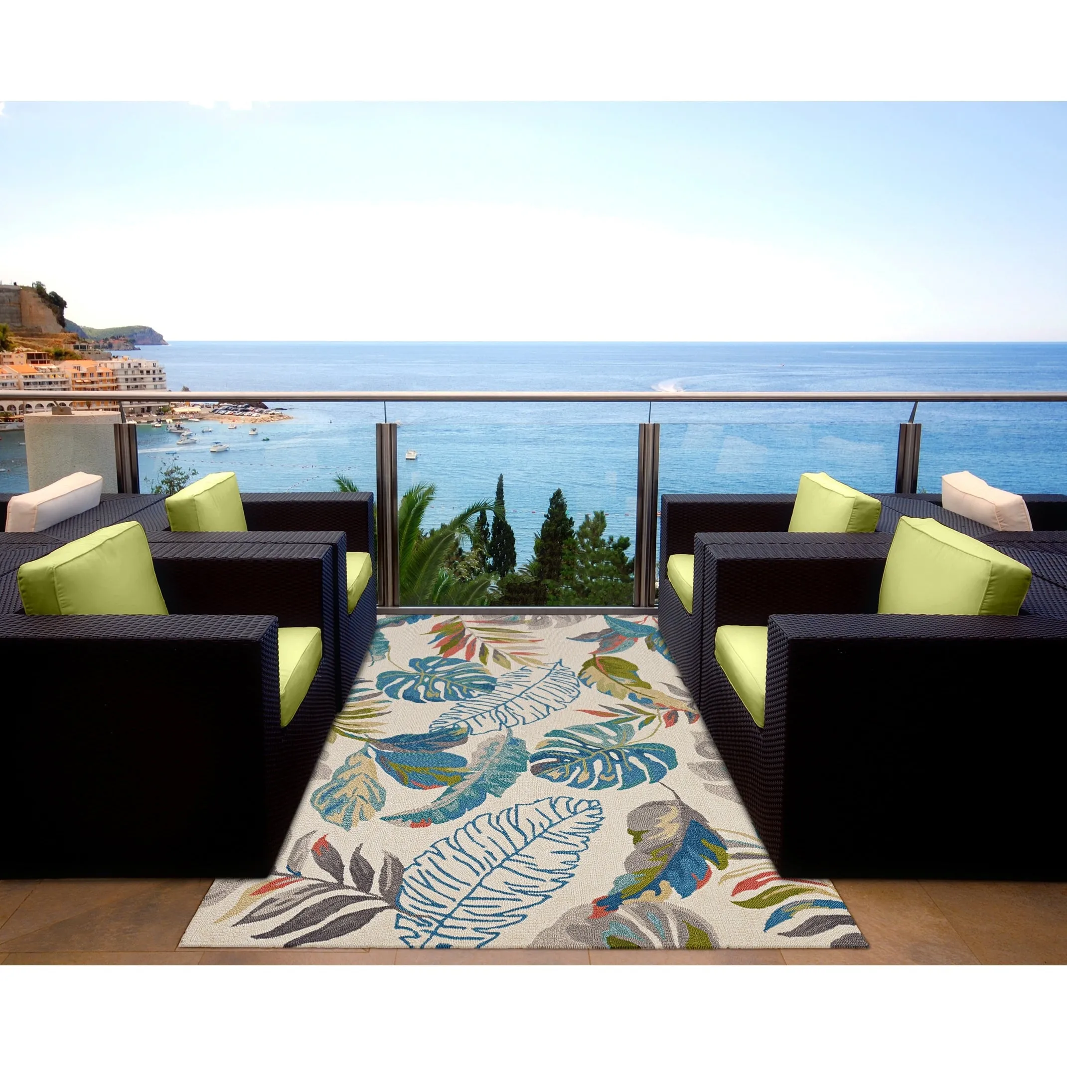 Domani Havanna Botanical Outdoor Area Rug