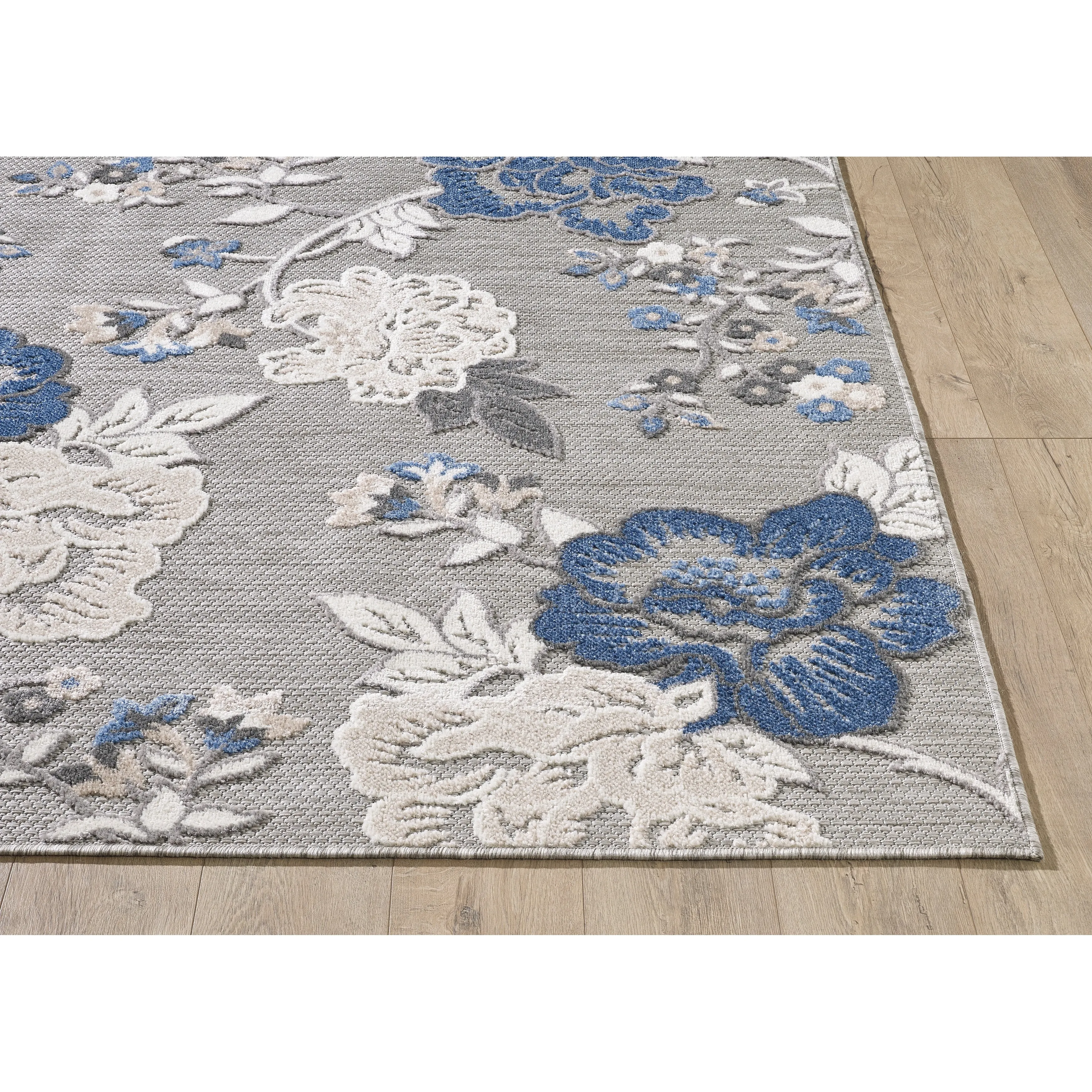 Domani Napa Floral Chic Indoor / Outdoor Area Rug