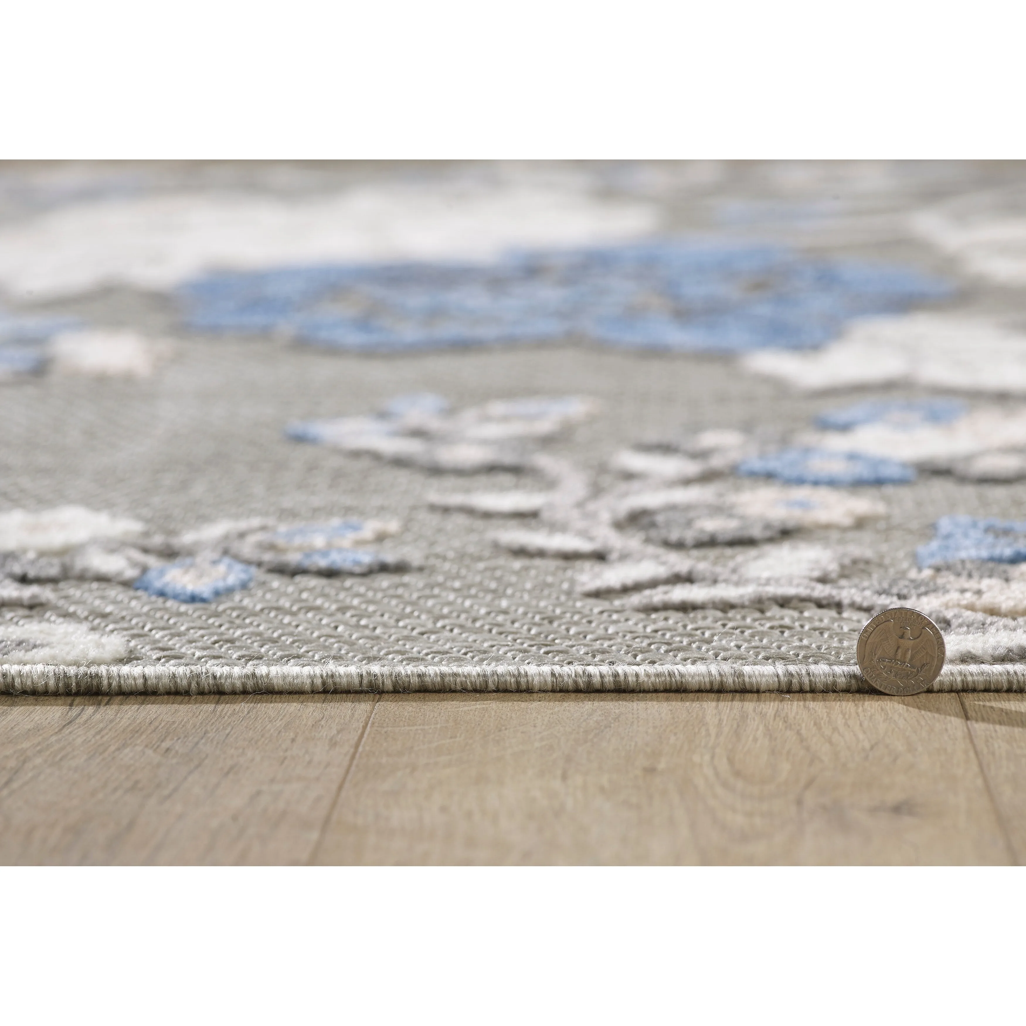 Domani Napa Floral Chic Indoor / Outdoor Area Rug