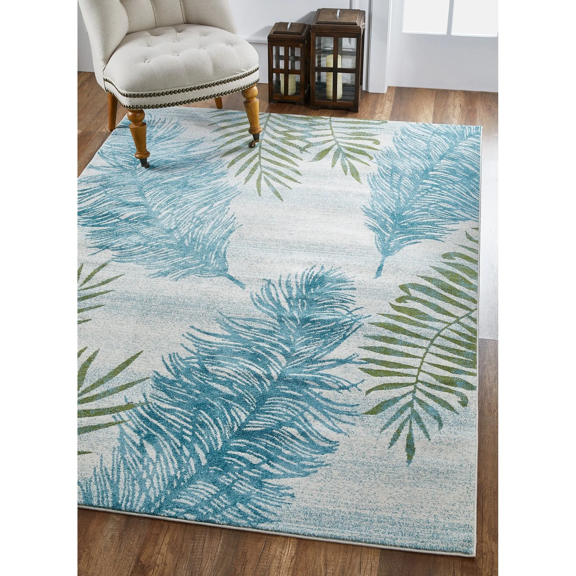 Domani Seaside Palms Tropical Rug
