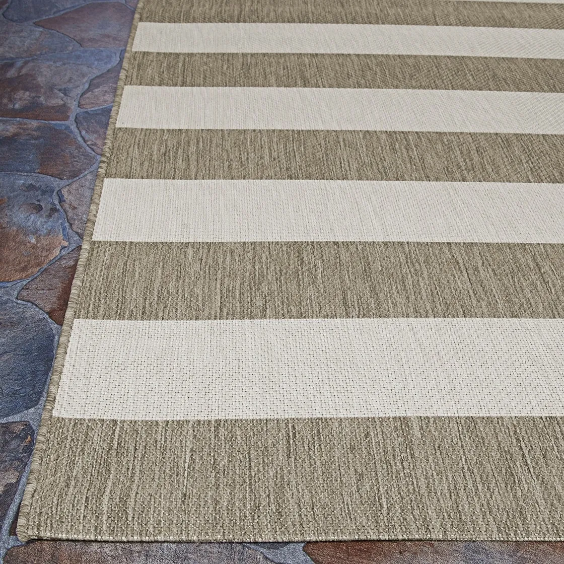 Dream Decor Rugs Hampton Striped Indoor Outdoor Area Rug