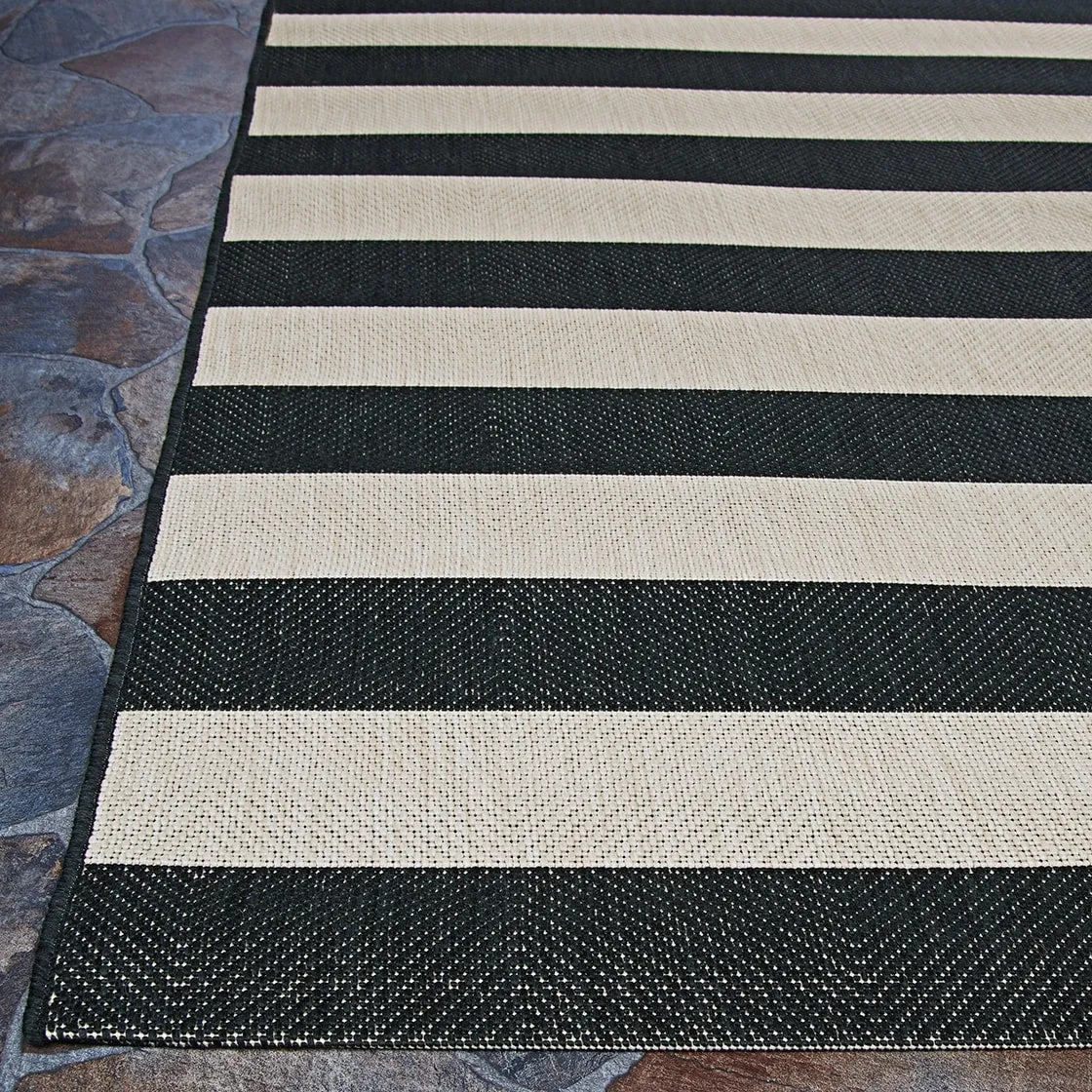 Dream Decor Rugs Hampton Striped Indoor Outdoor Area Rug