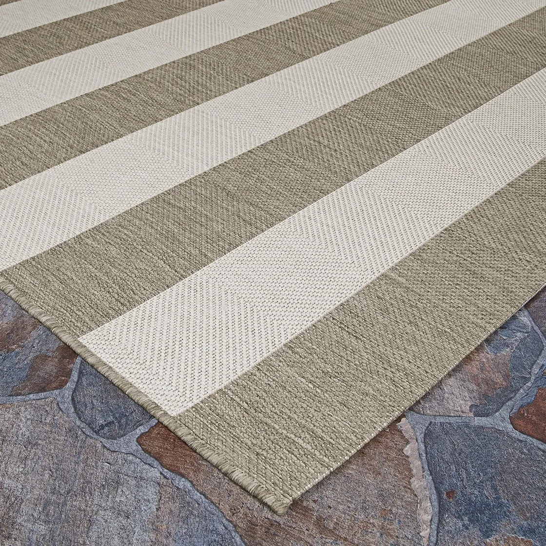 Dream Decor Rugs Hampton Striped Indoor Outdoor Area Rug