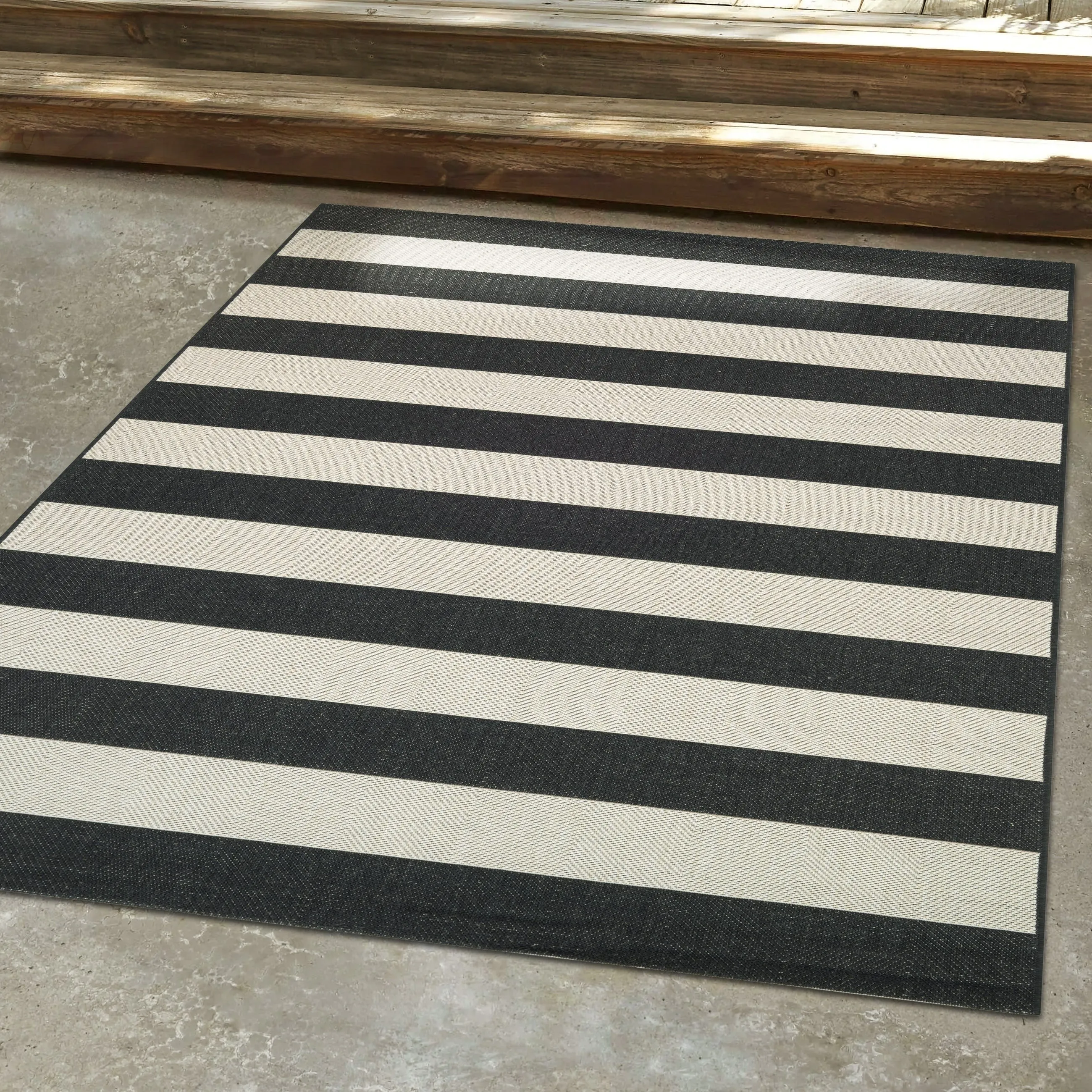 Dream Decor Rugs Hampton Striped Indoor Outdoor Area Rug