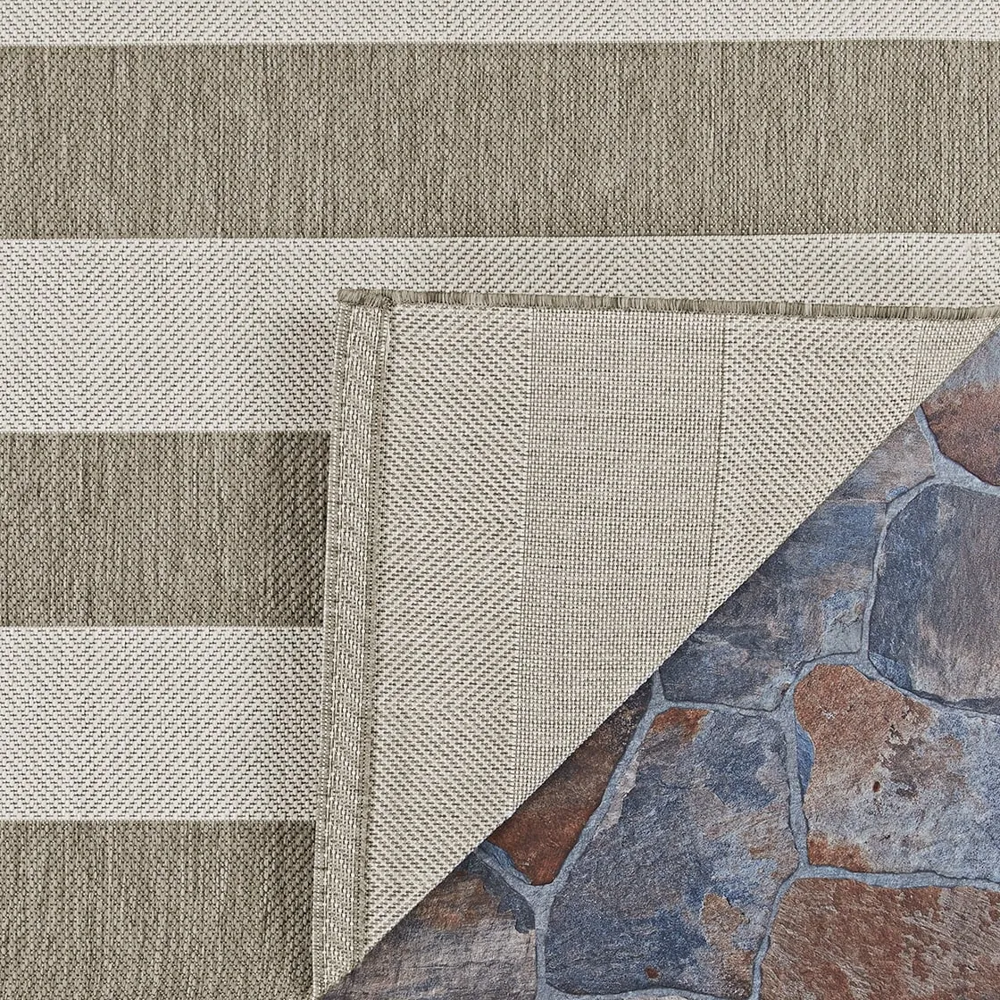 Dream Decor Rugs Hampton Striped Indoor Outdoor Area Rug