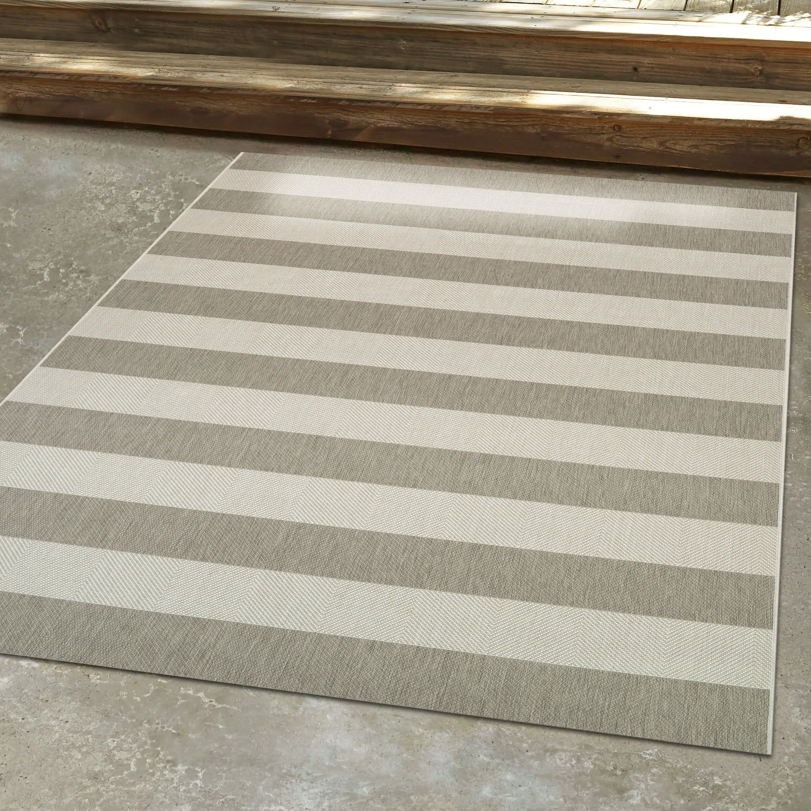 Dream Decor Rugs Hampton Striped Indoor Outdoor Area Rug