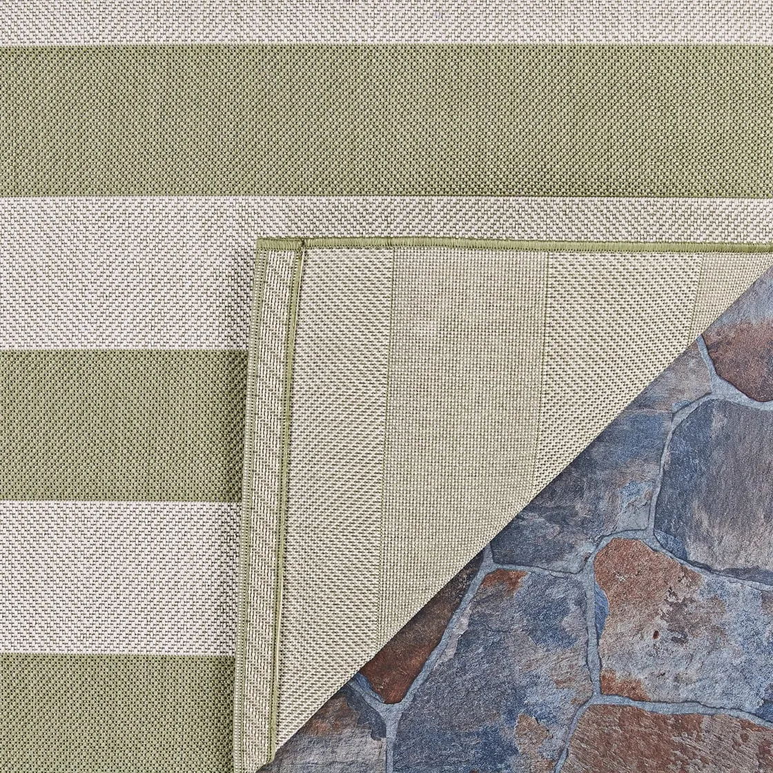 Dream Decor Rugs Hampton Striped Indoor Outdoor Area Rug