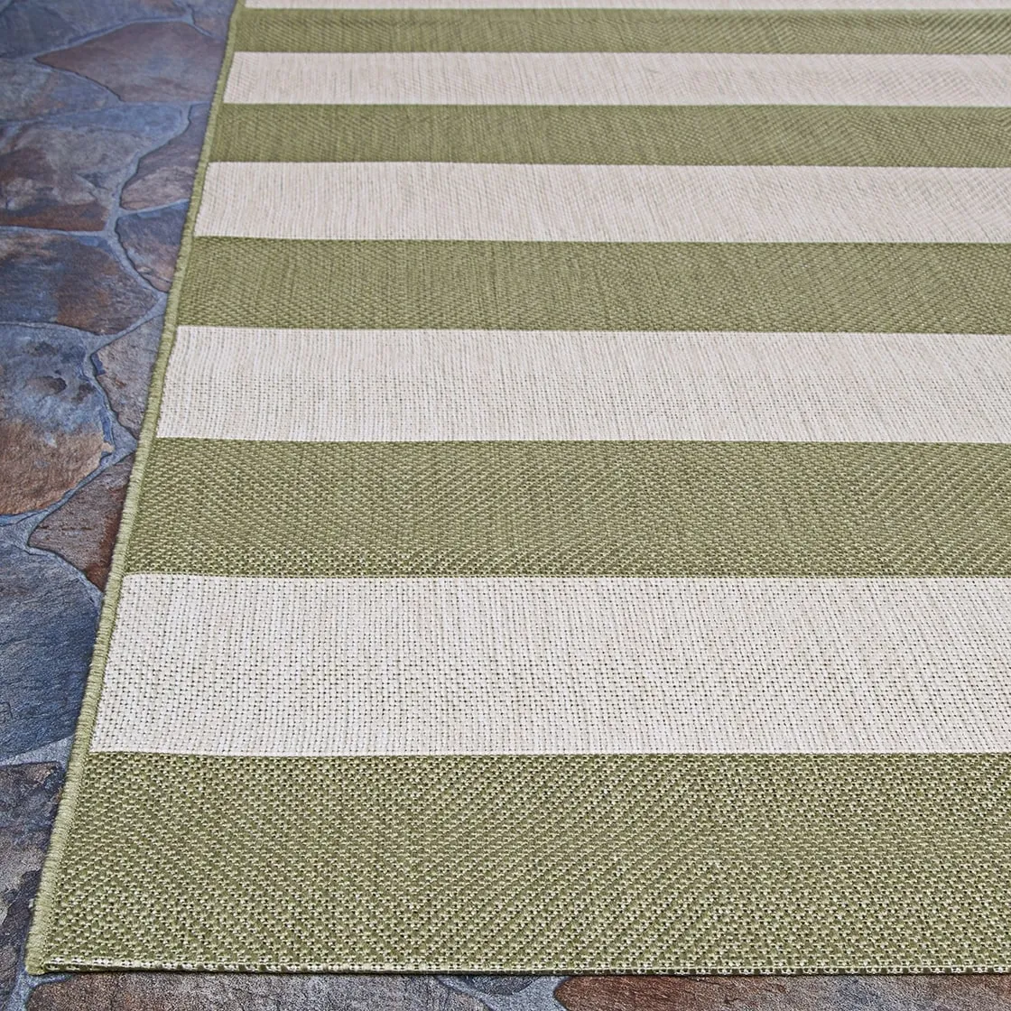 Dream Decor Rugs Hampton Striped Indoor Outdoor Area Rug