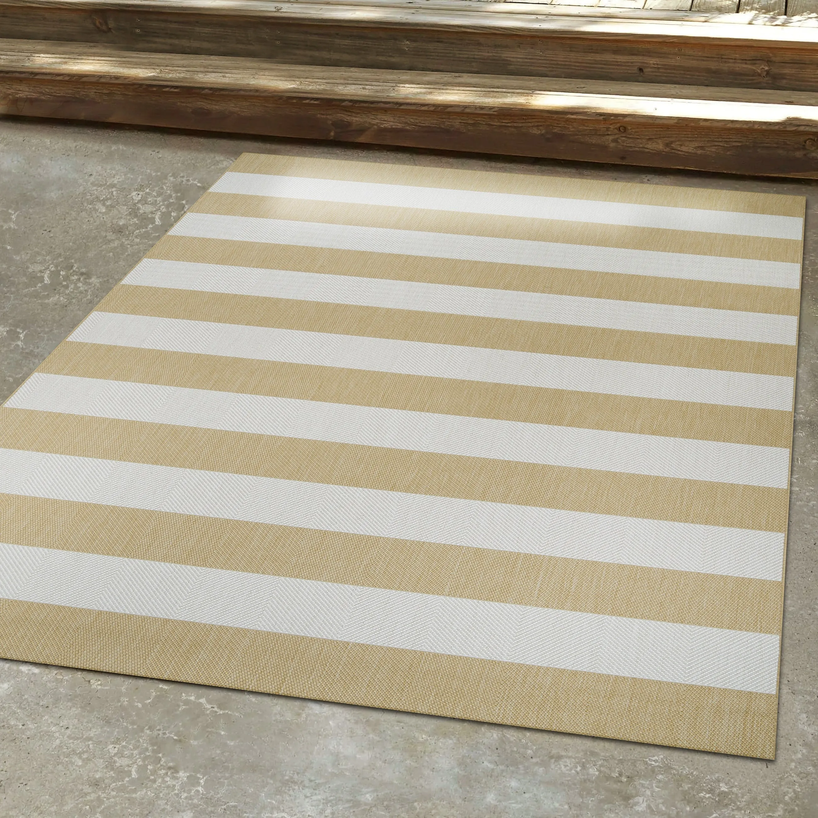 Dream Decor Rugs Hampton Striped Indoor Outdoor Area Rug