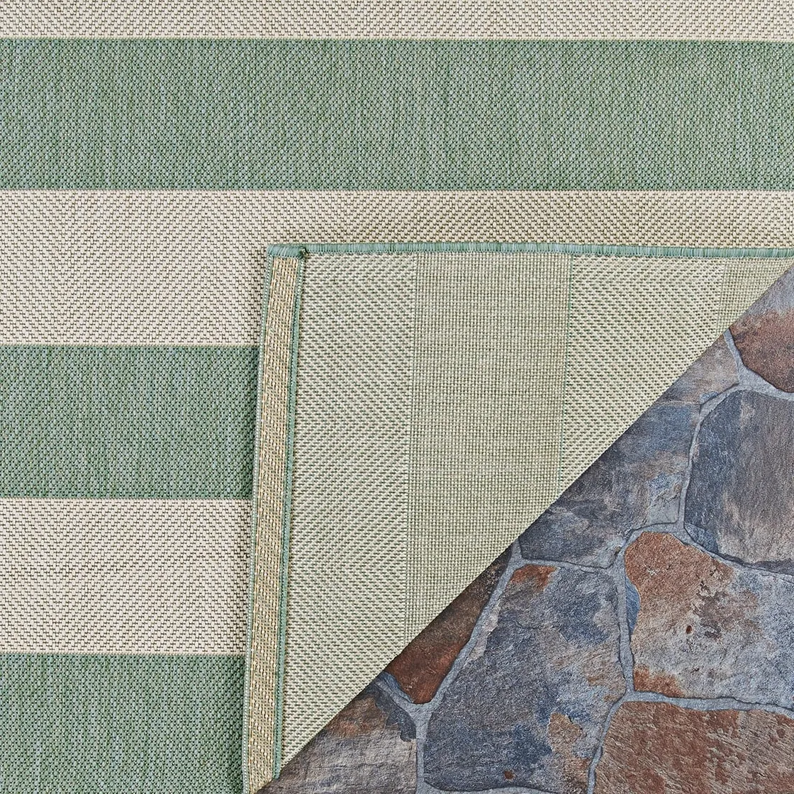 Dream Decor Rugs Hampton Striped Indoor Outdoor Area Rug