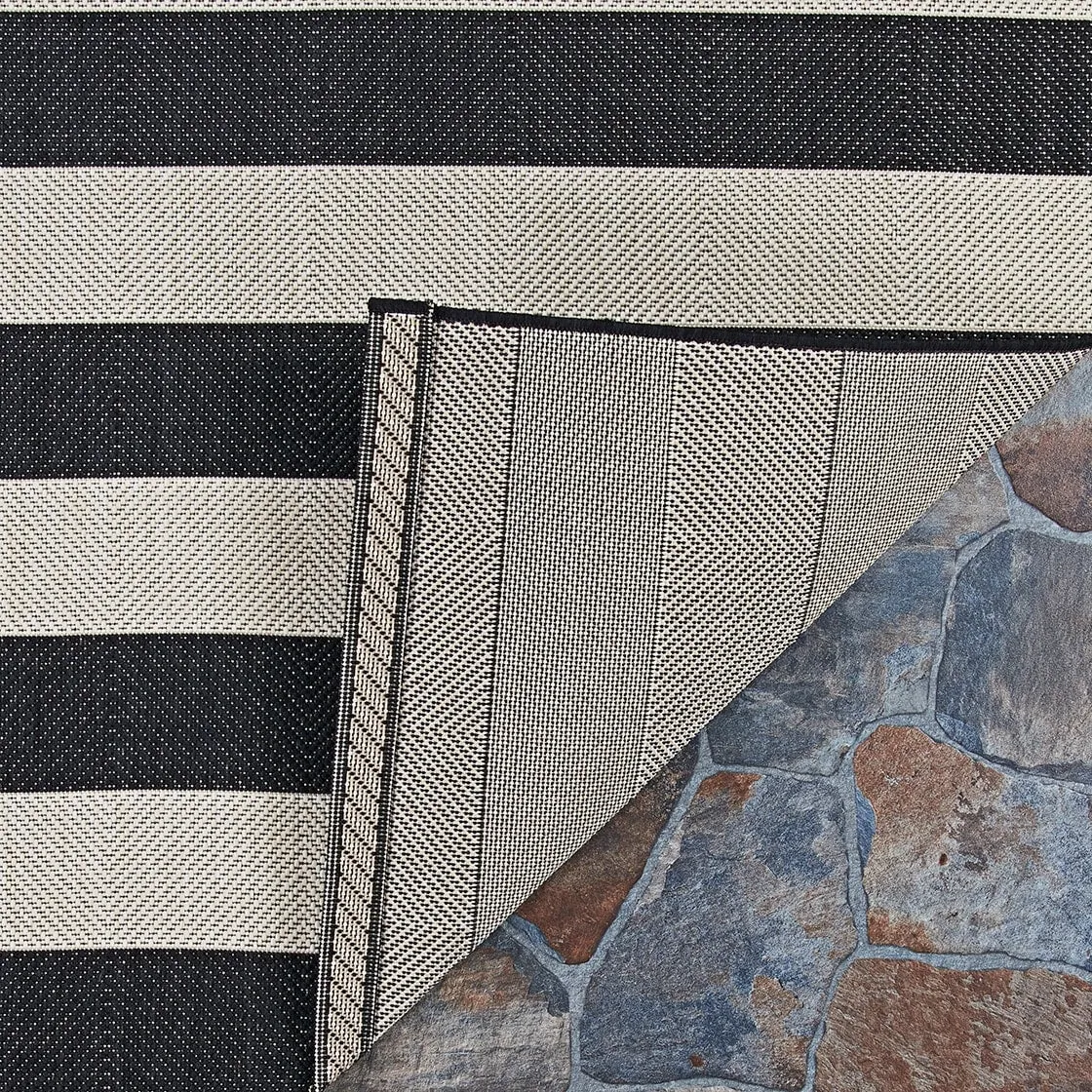 Dream Decor Rugs Hampton Striped Indoor Outdoor Area Rug