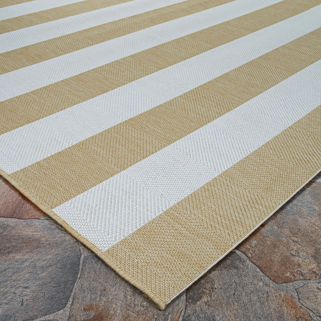Dream Decor Rugs Hampton Striped Indoor Outdoor Area Rug