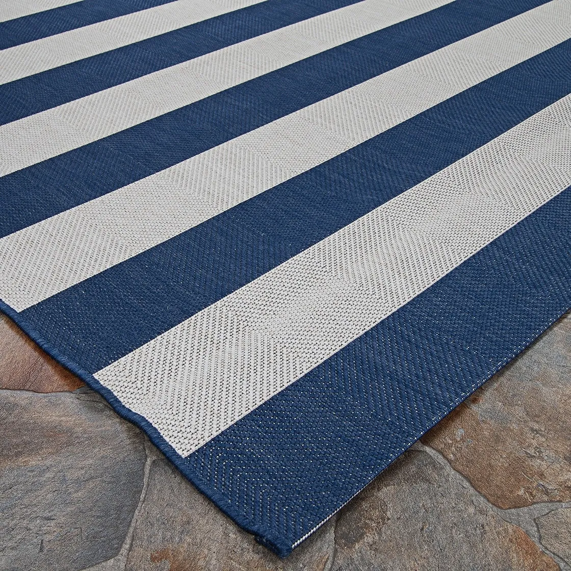 Dream Decor Rugs Hampton Striped Indoor Outdoor Area Rug