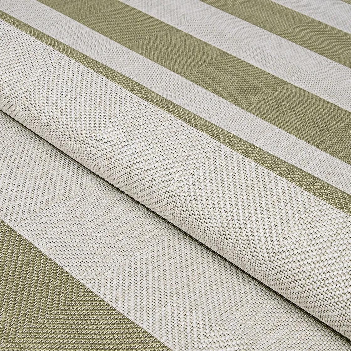 Dream Decor Rugs Hampton Striped Indoor Outdoor Area Rug