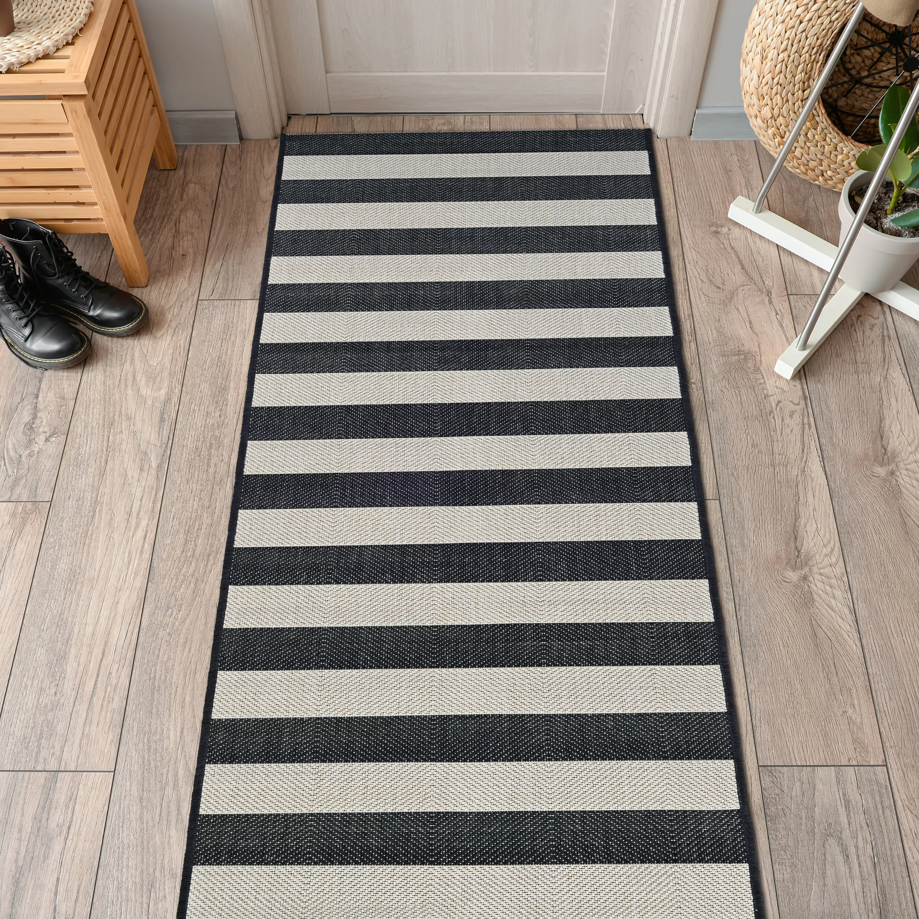 Dream Decor Rugs Hampton Striped Indoor Outdoor Area Rug