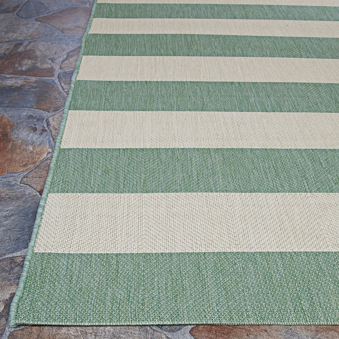 Dream Decor Rugs Hampton Striped Indoor Outdoor Area Rug