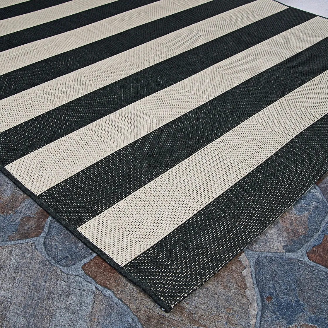 Dream Decor Rugs Hampton Striped Indoor Outdoor Area Rug