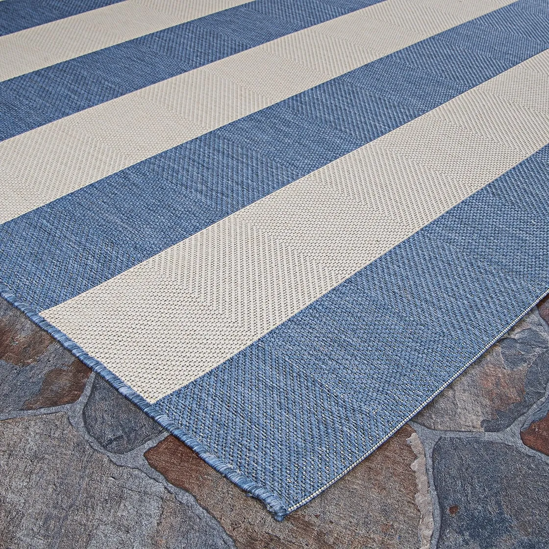 Dream Decor Rugs Hampton Striped Indoor Outdoor Area Rug